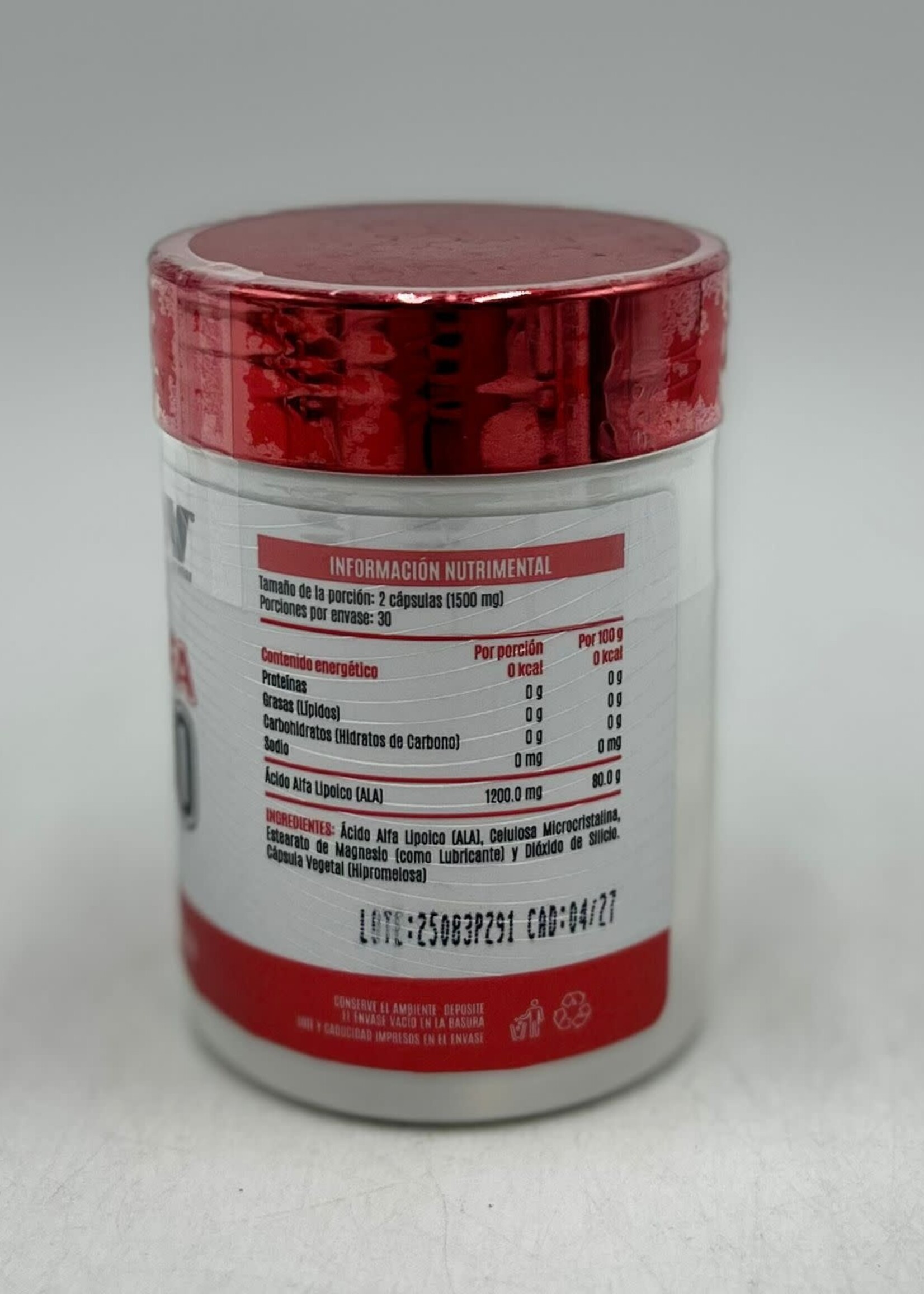 ADVANCE NUTRITION ACIDO ALFA LIPOICO 60 CAP 700 MG ADVANCE