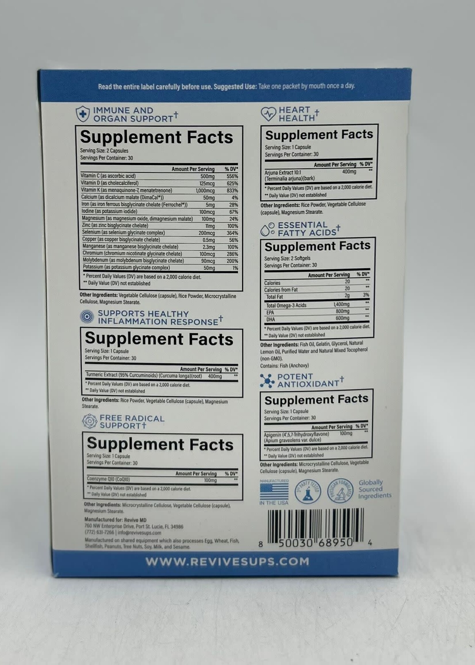 REVIVE ESSENTIAL VITAMIN PACK REVIVE (30 PACKS)