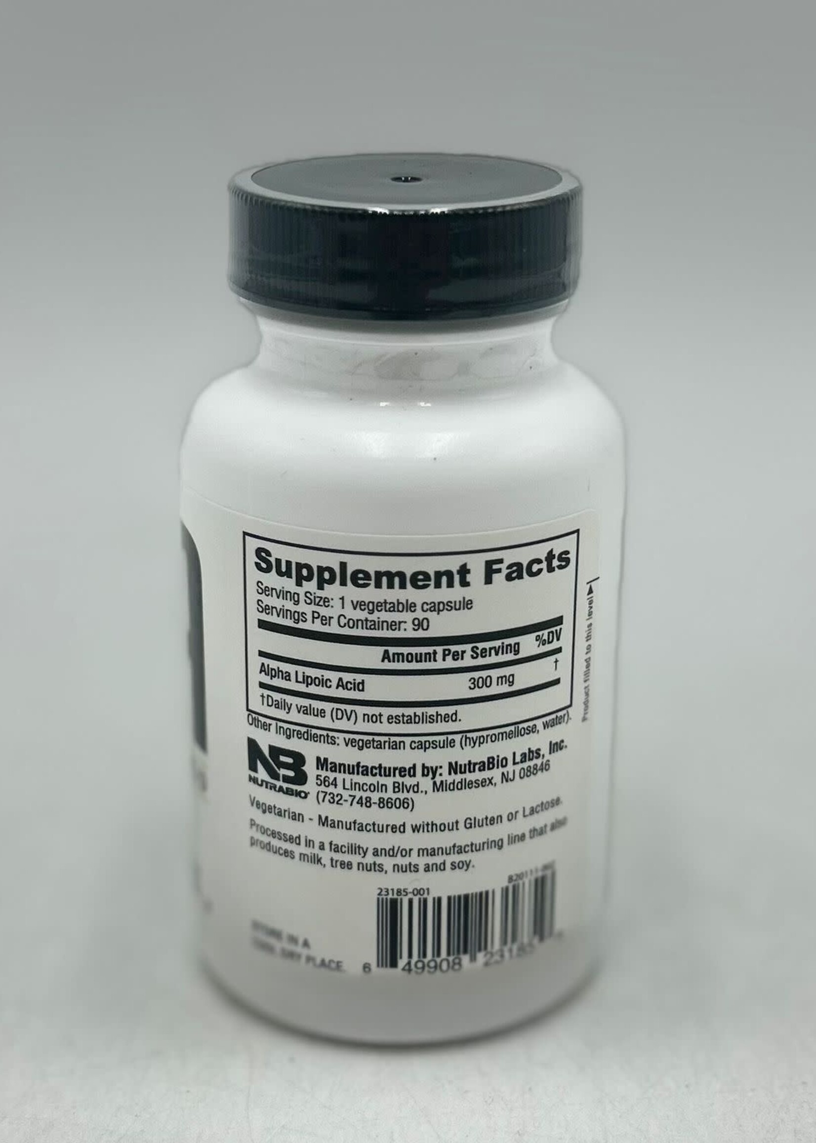 NUTRABIO ALA (ALPHA LIPOIC ACID) 90 CAP NUTRABIO
