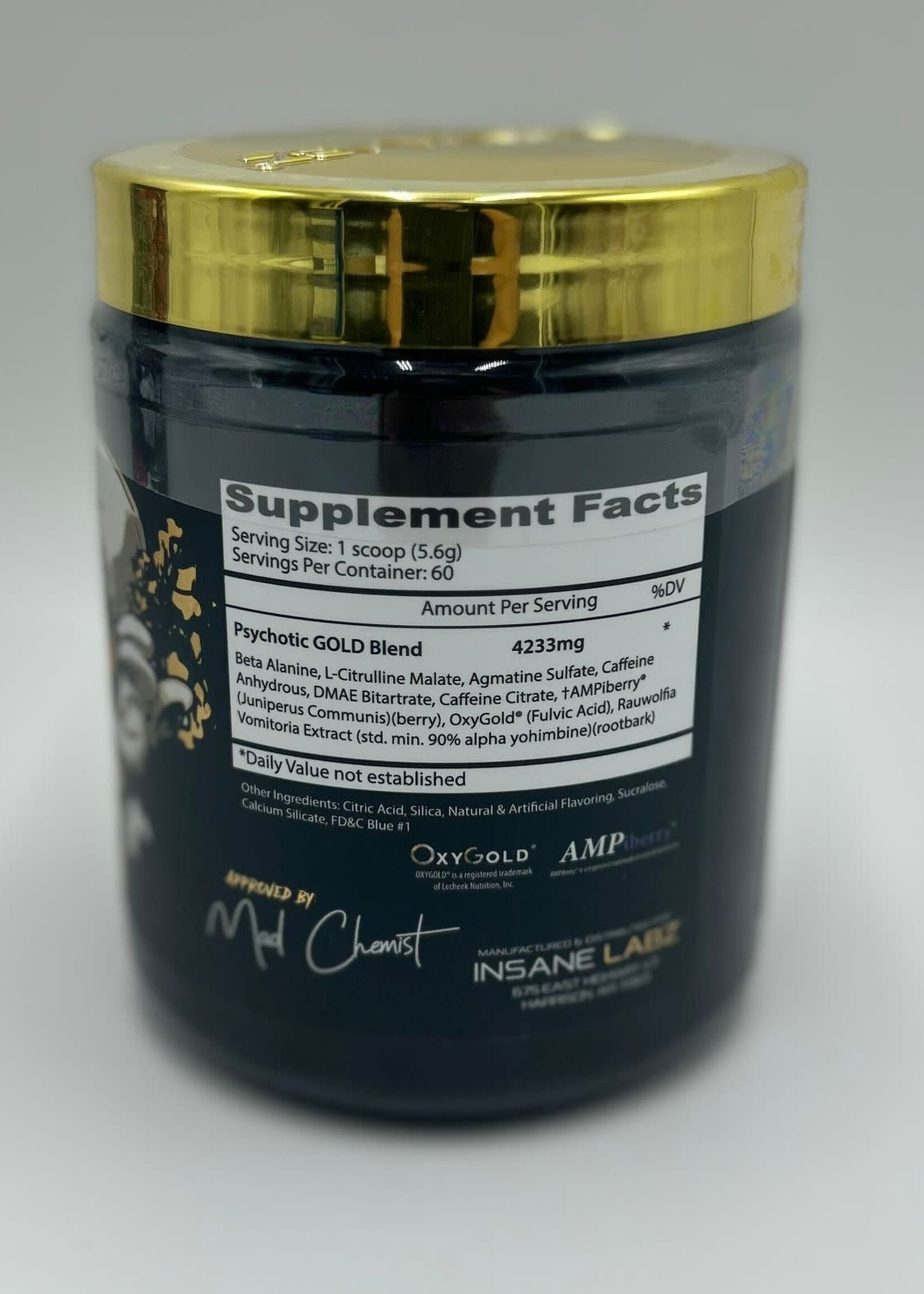 INSANE LABZ PSYCHOTIC GOLD 35 SERV