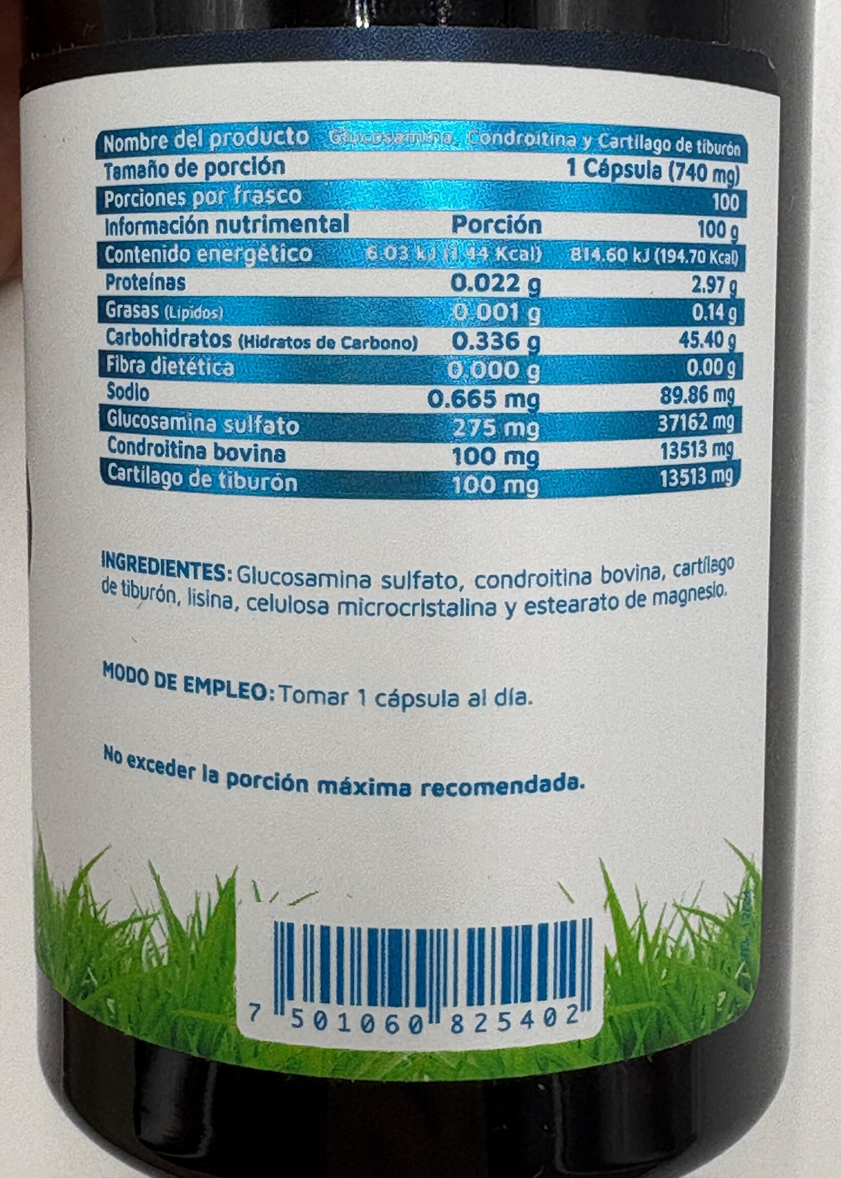 VIDANAT GLUCOSAMINA VIDANAT 100 CAPS