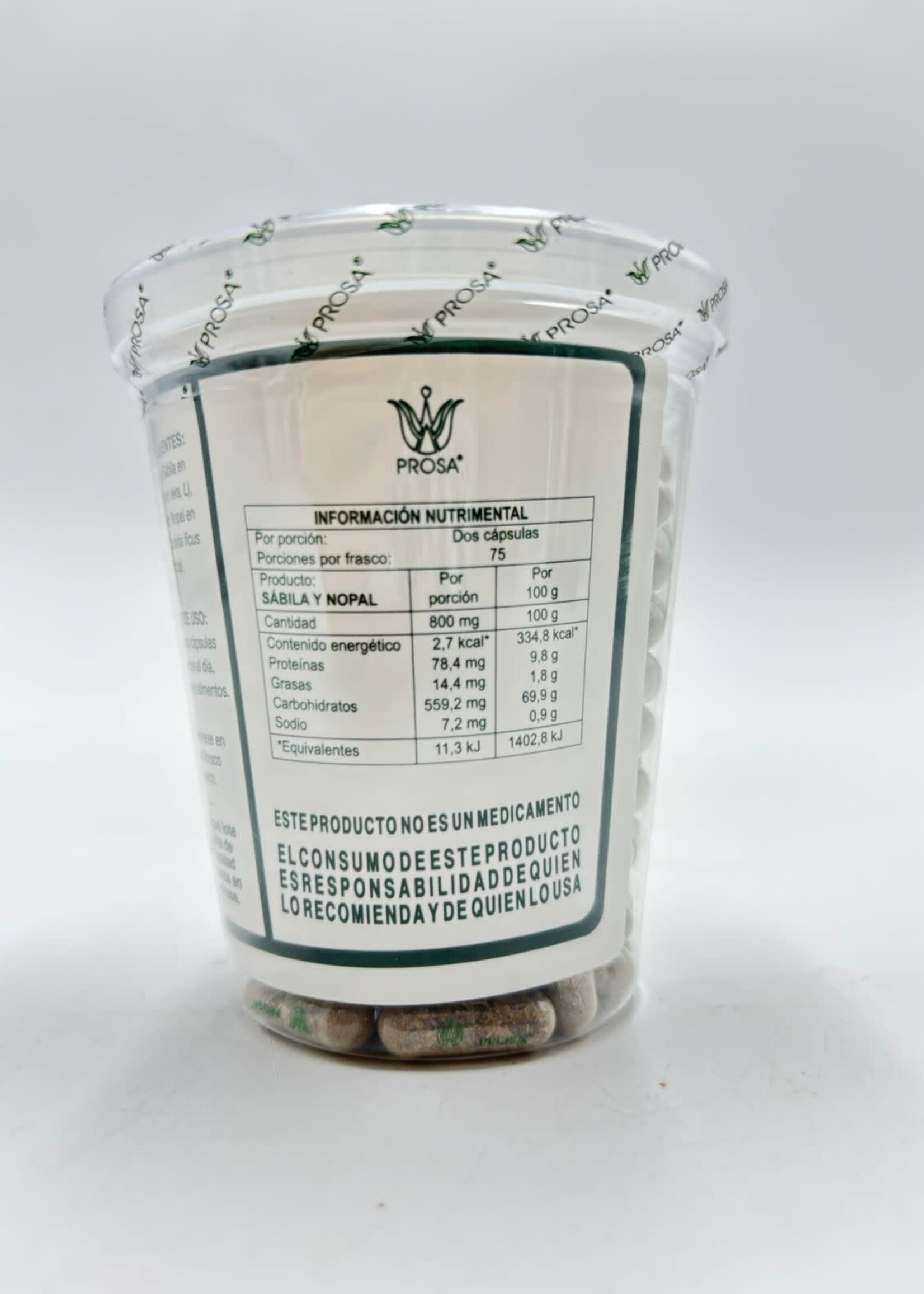 PROSA SABILA Y NOPAL PROSA 150 CAP