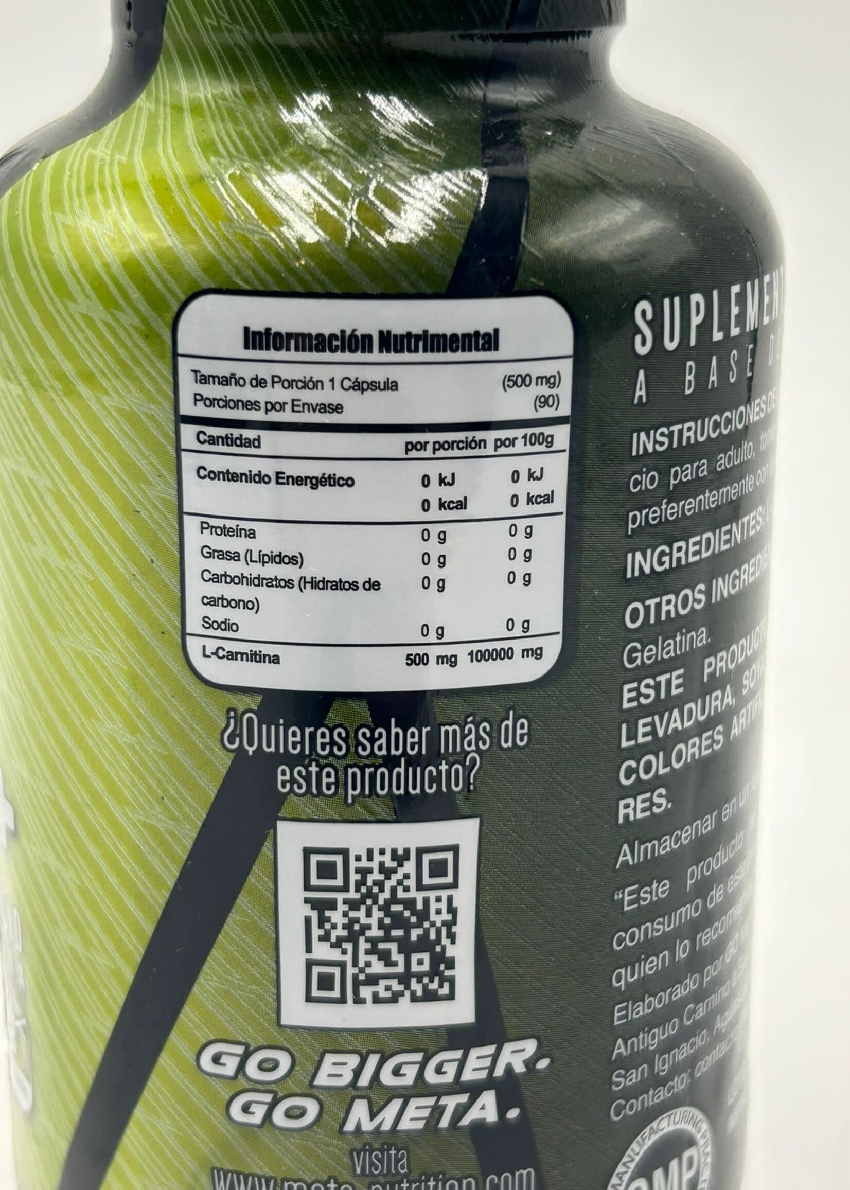 META NUTRITION CARNITINA META 90 CAP