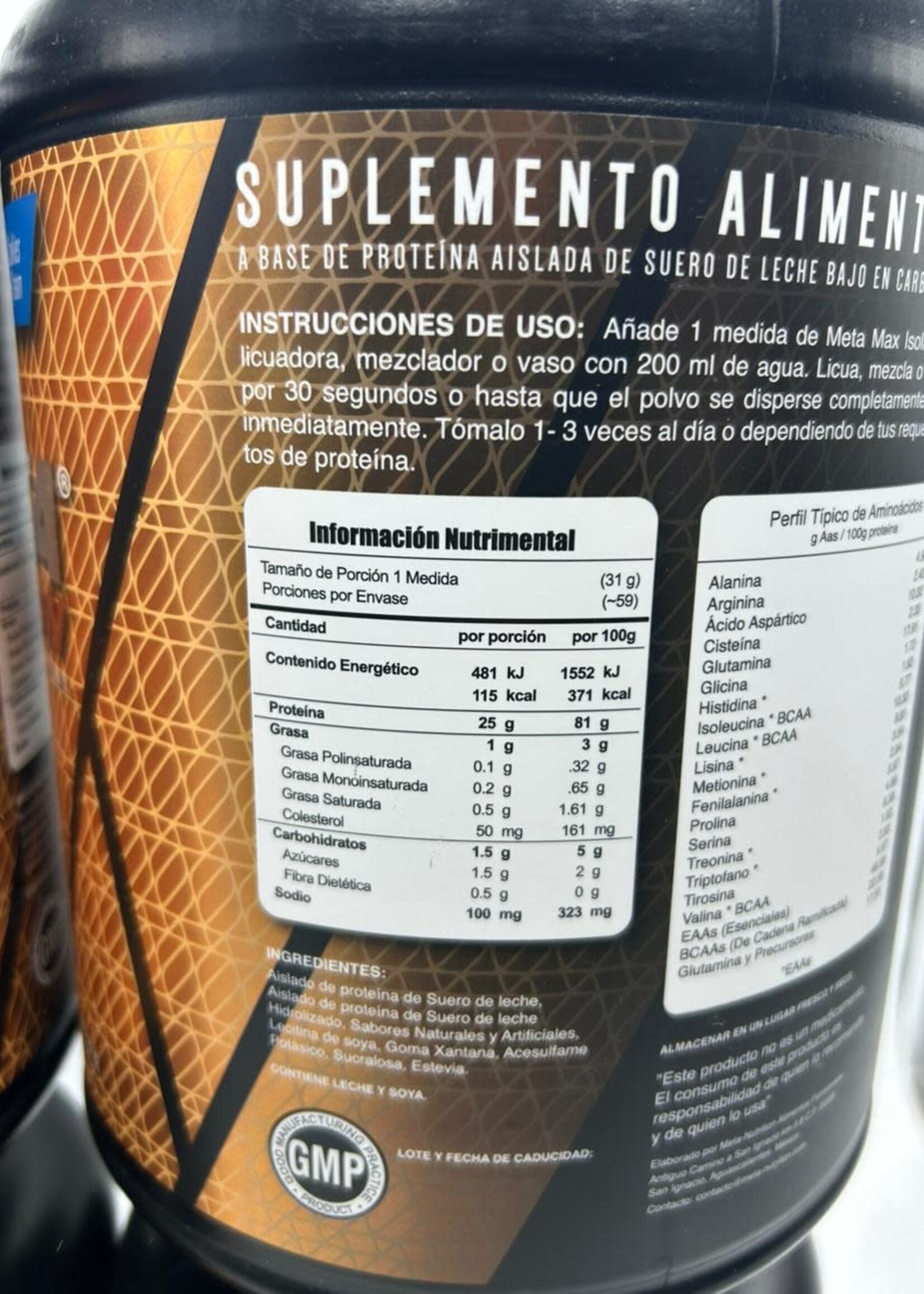 META NUTRITION META MAX