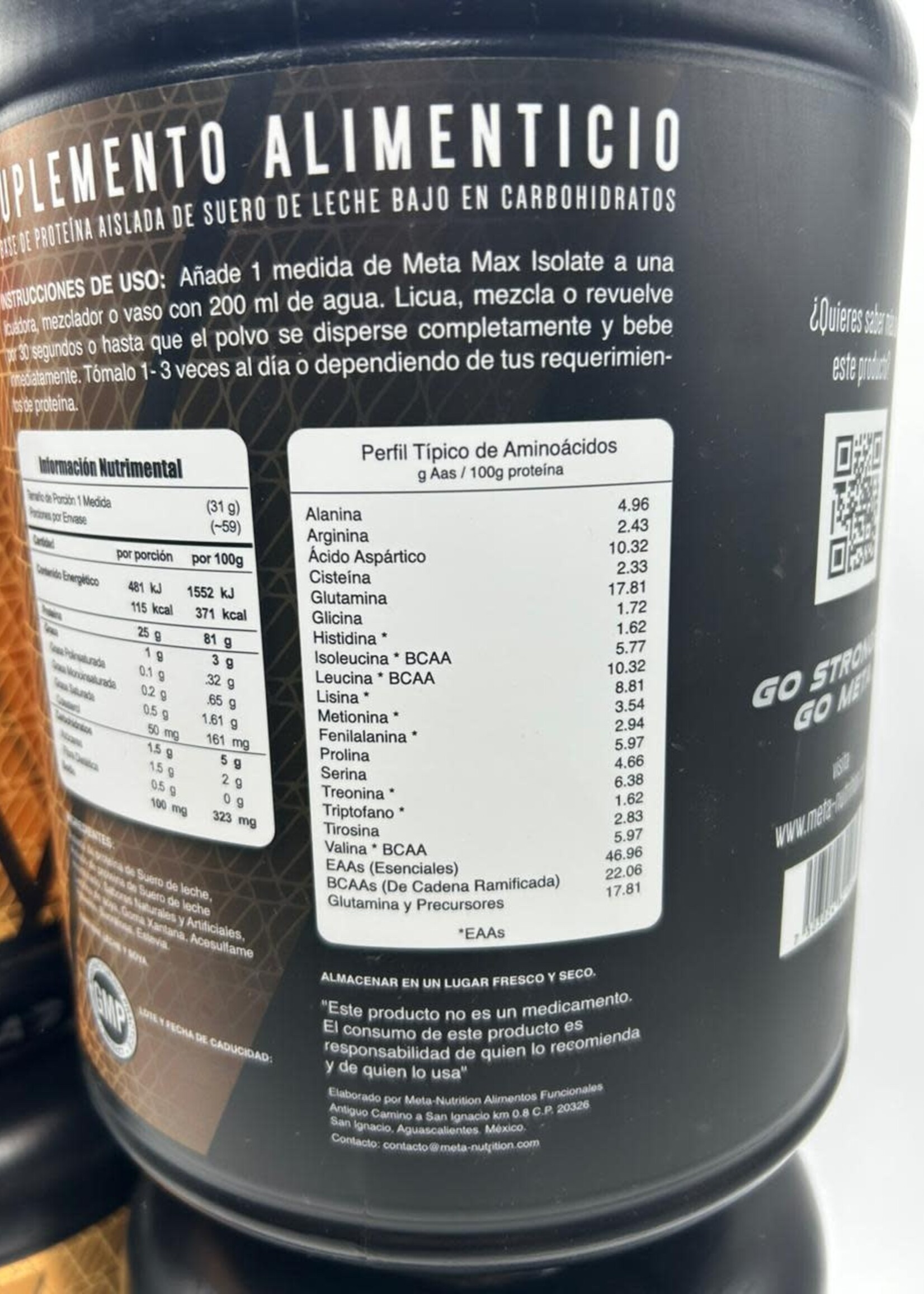 META NUTRITION META MAX