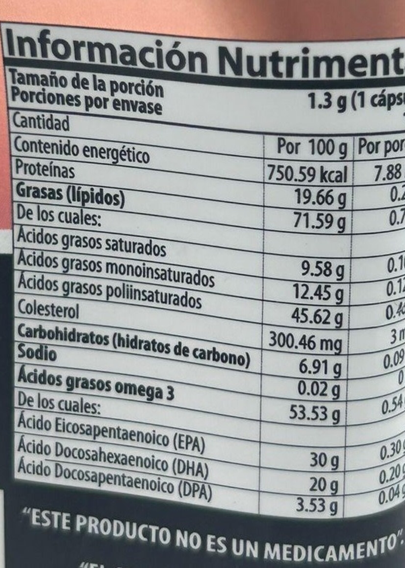 NATURAL HEALTH ACEITE SALMON NORUEGO NATURAL HEALTH 180 CAP