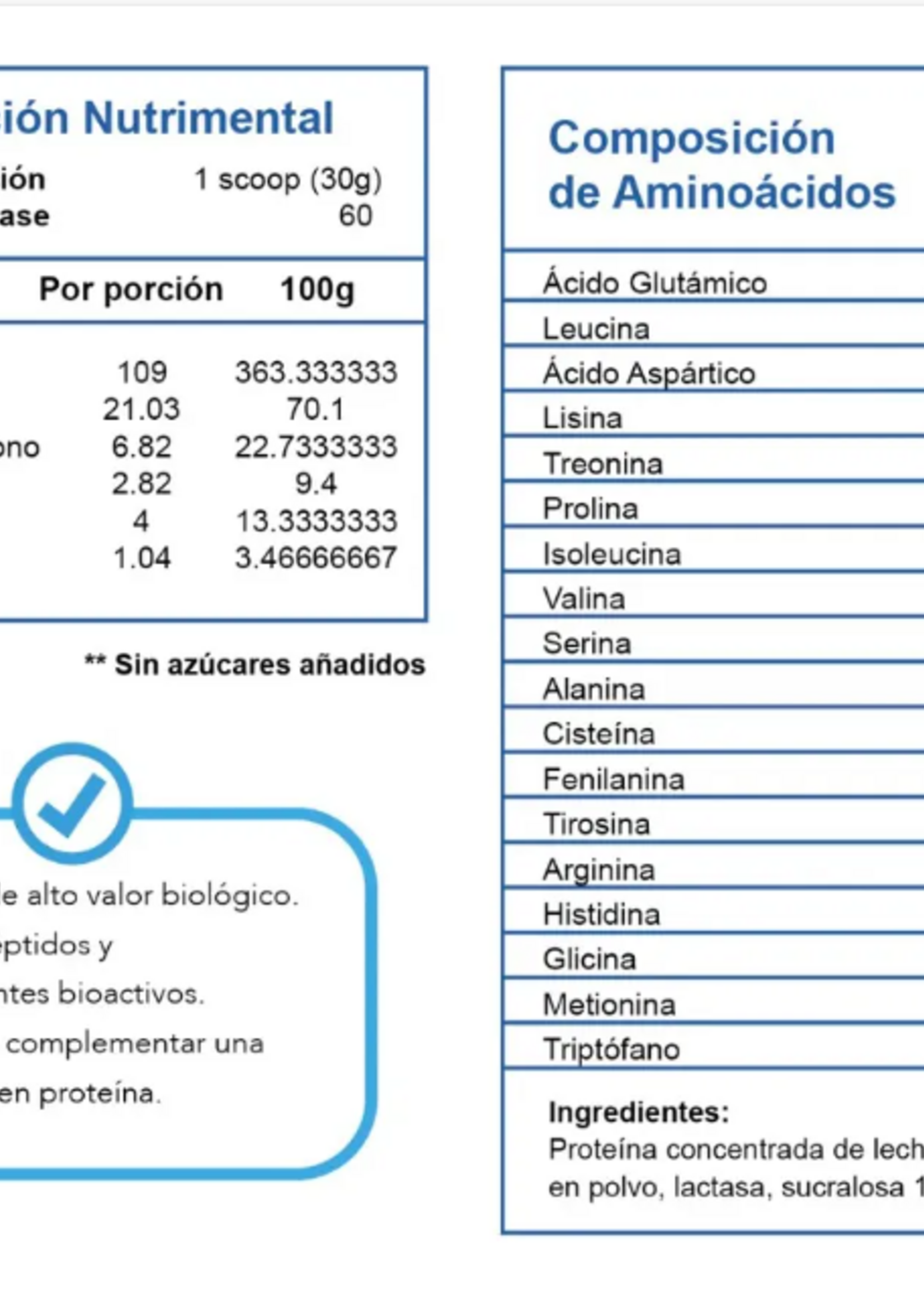 ESSENTIALS ESSENTIALS WHEY PROTEIN CONCENTRATE