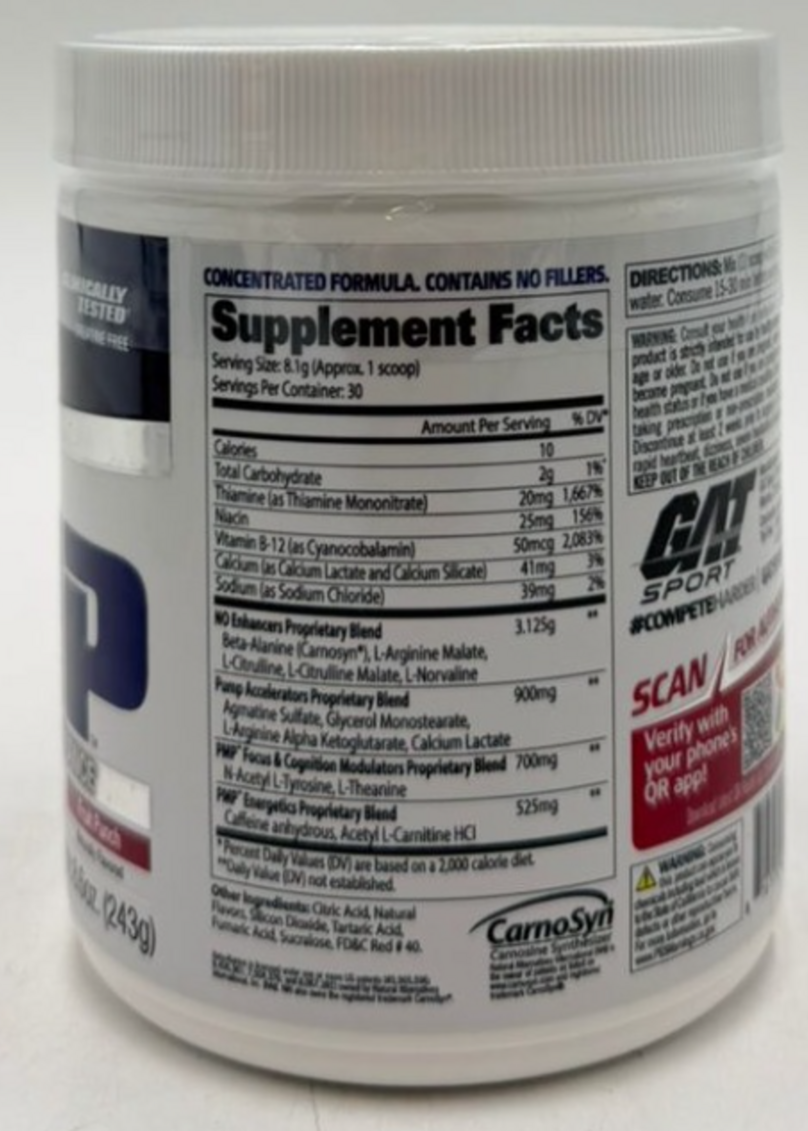 GAT PMP PREWORK (CLINICALLY TESTED) GAT