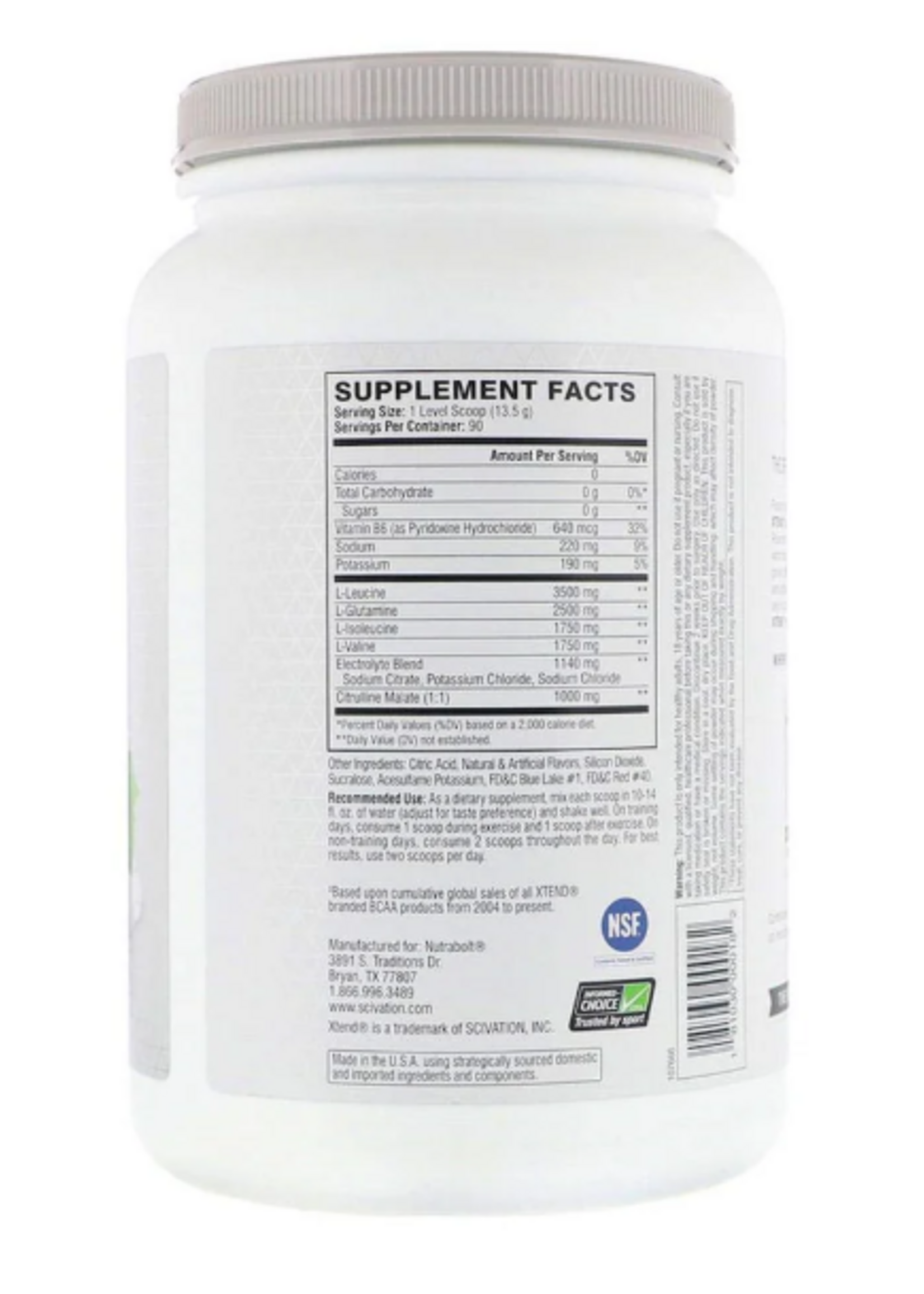 SCIVATION XTEND BCAA