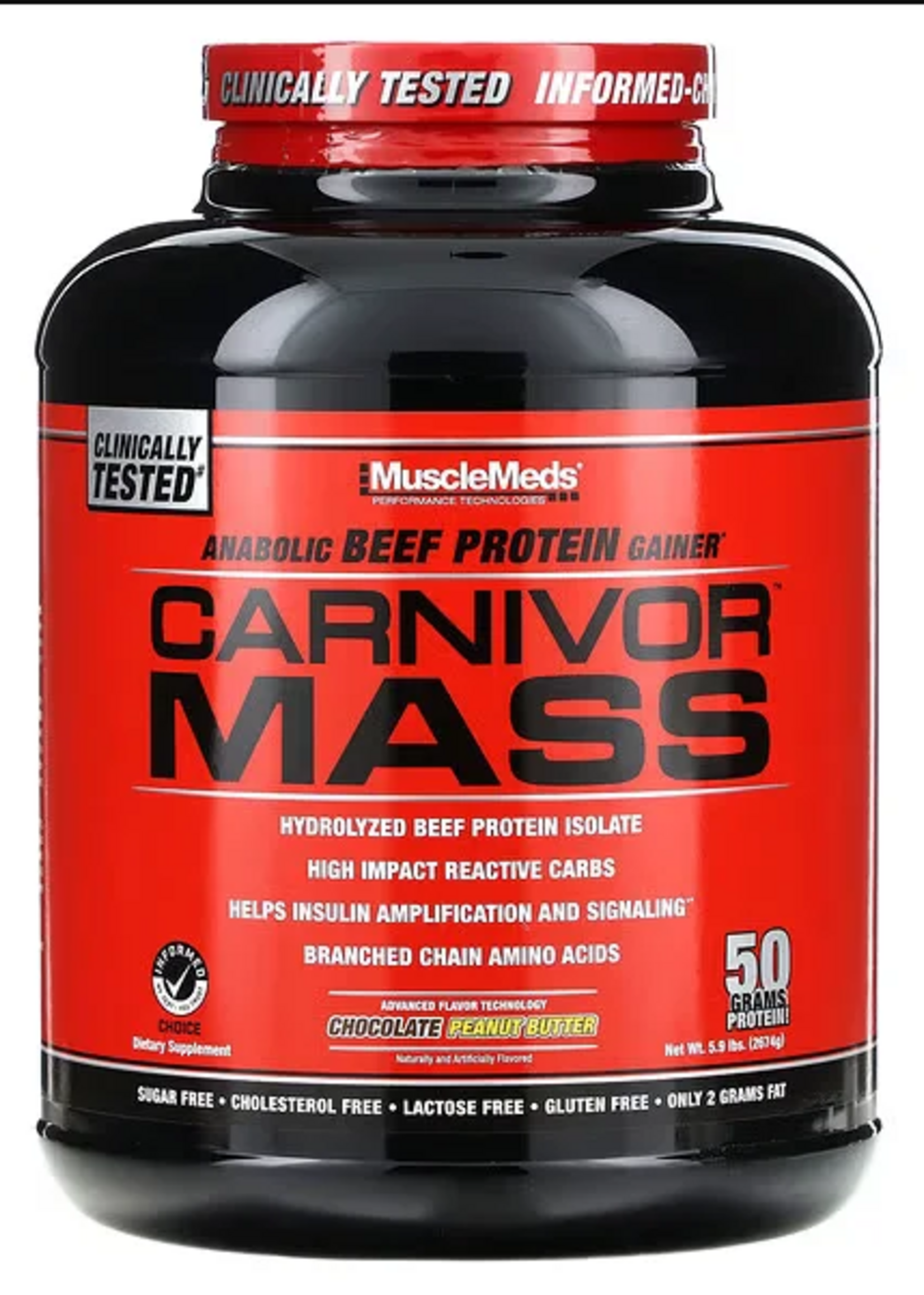 MUSCLE MEDS CARNIVOR MASS 6 LB