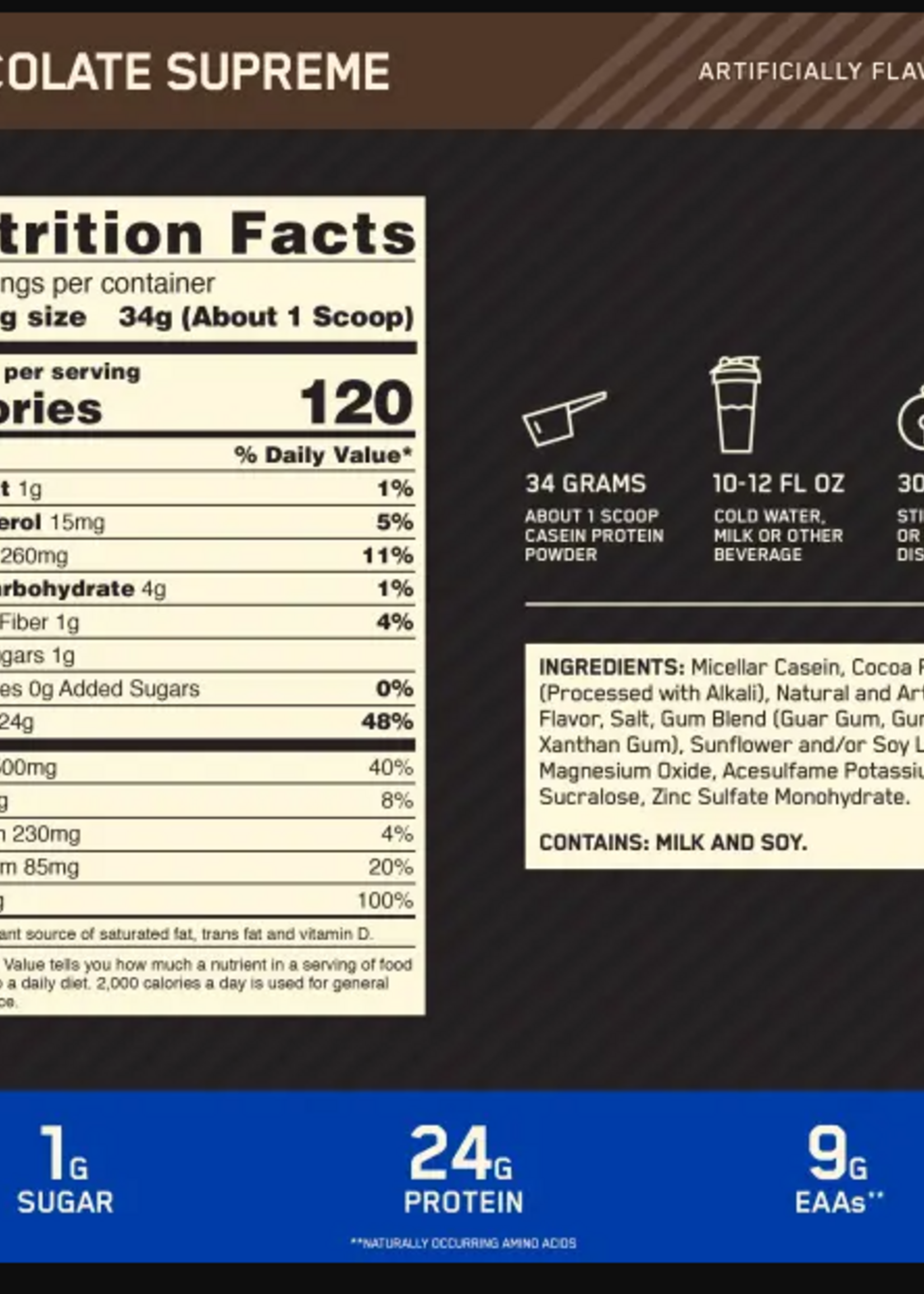 ON GOLD STANDARD CASEIN