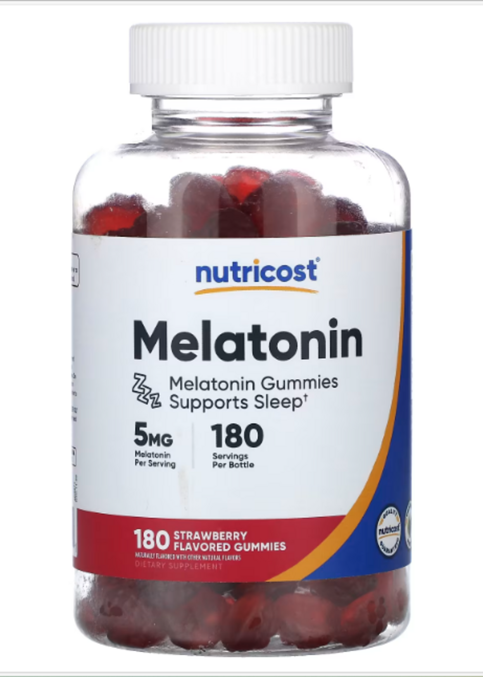 NUTRICOST MELATONINA GUMMIES  NUTRICOST (5MG) 180 SERV