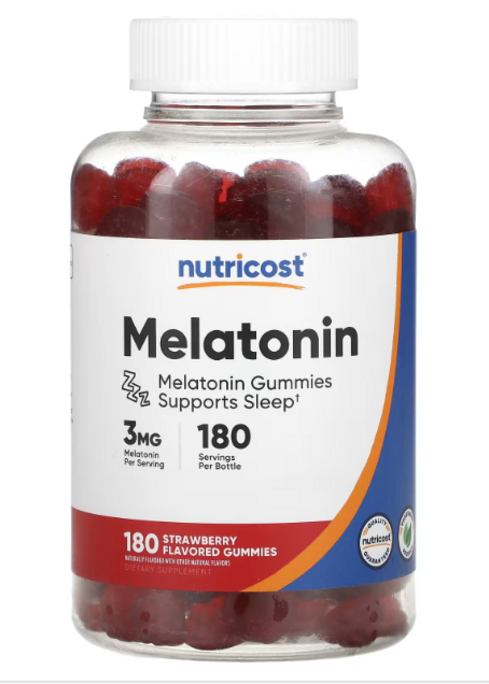 NUTRICOST MELATONINA GUMMIES  NUTRICOST (3MG) 180 SERV