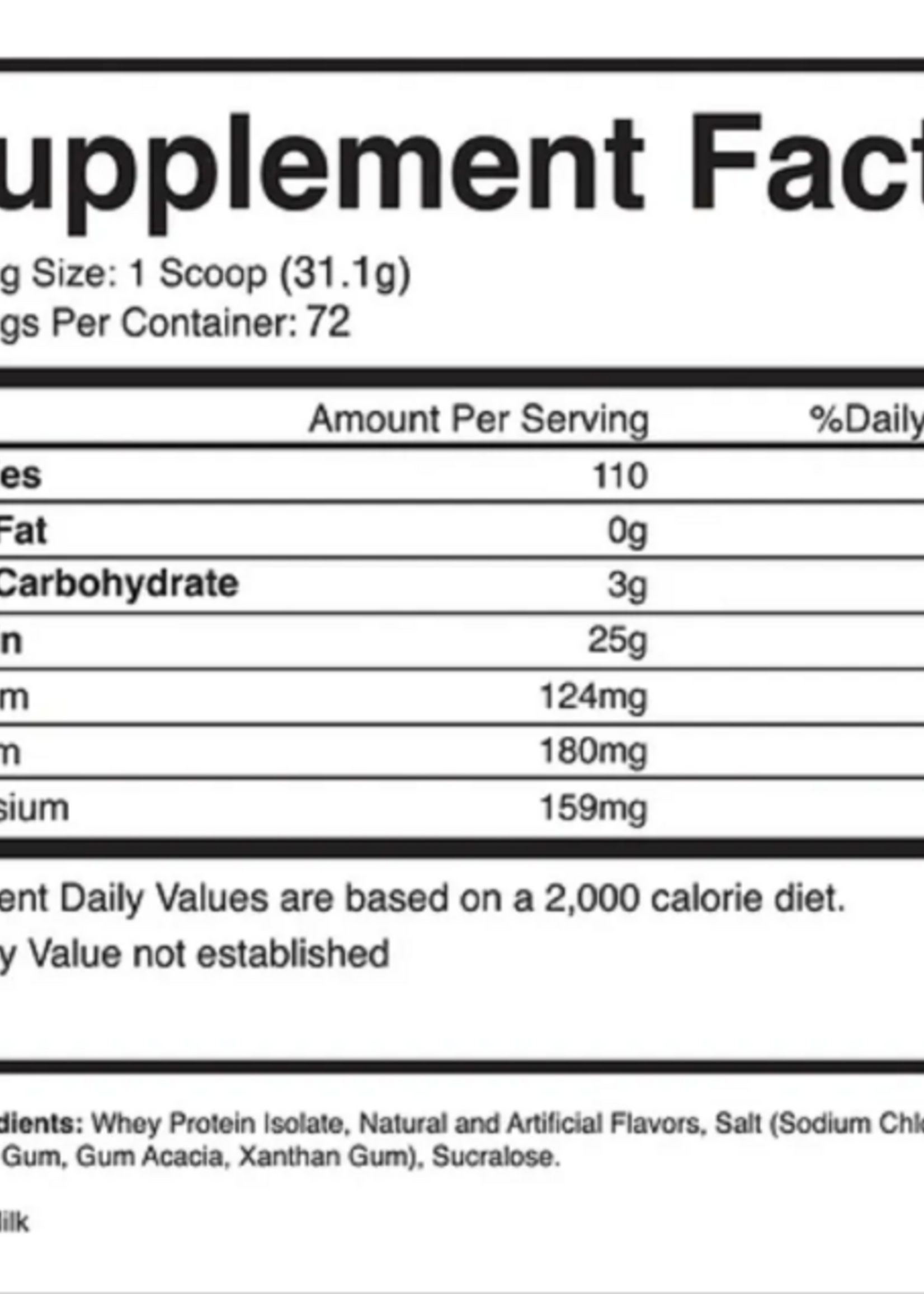 CBUM CBUM ISO 5 LB NIEVE NAPOLITANO (EDITION BELCAST)