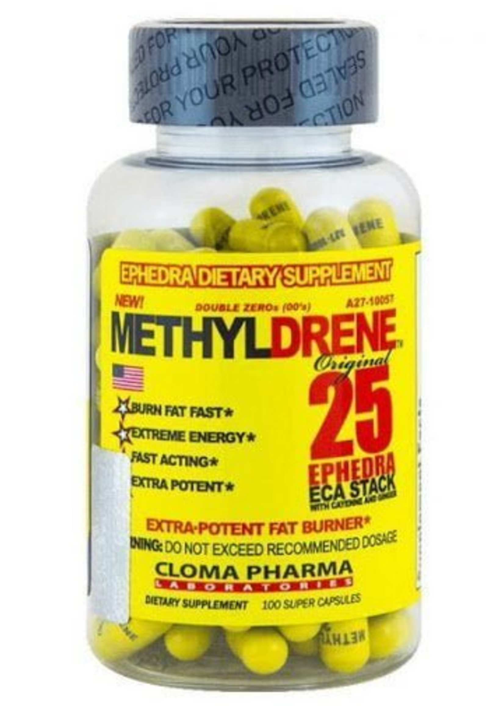 CLOMA PHARMA METHYLDRENE AMARILLO CLOMA PHARMA 100 CAP