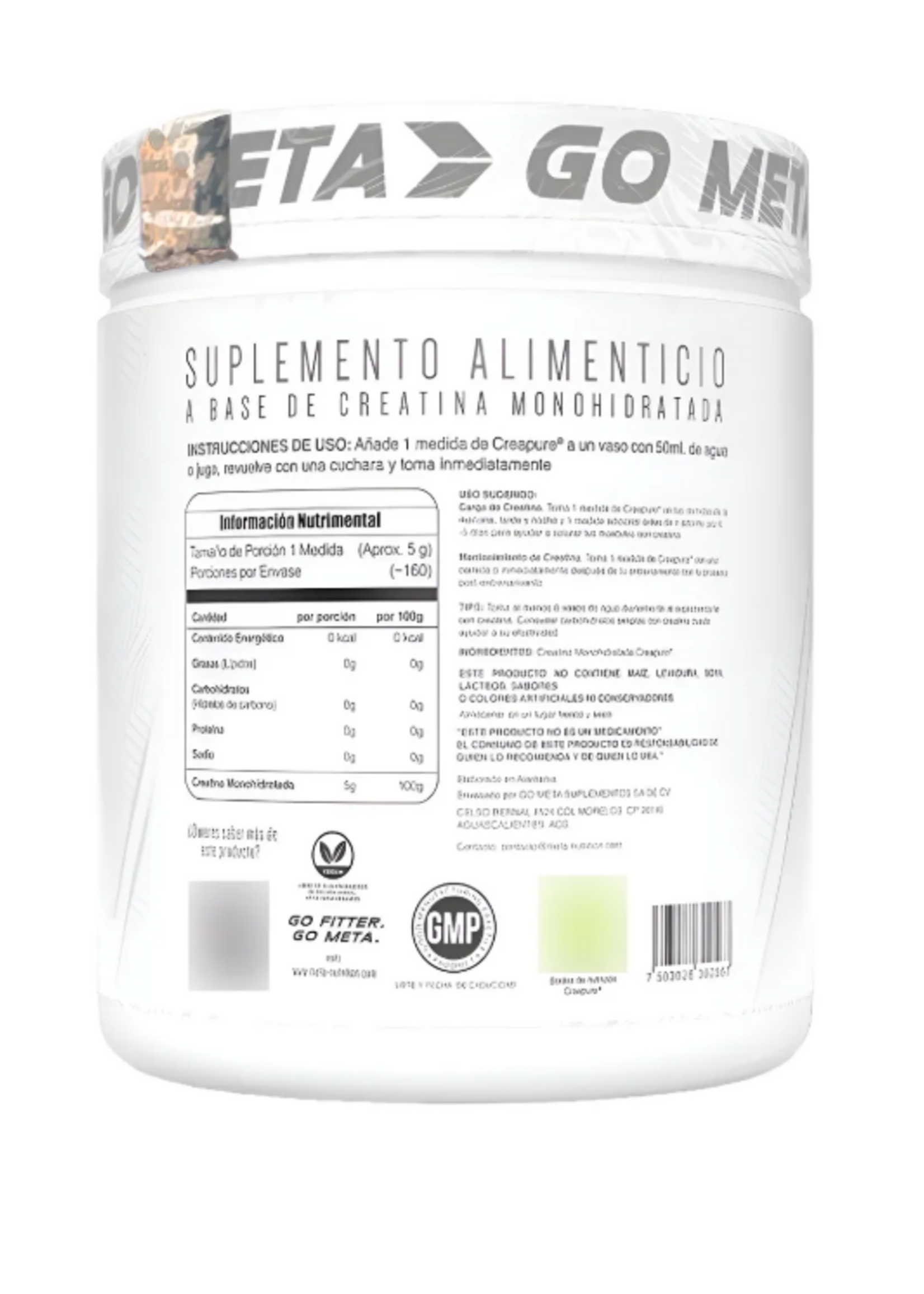 META NUTRITION GERMAN CREAPURE CREATINA META 150 SERV
