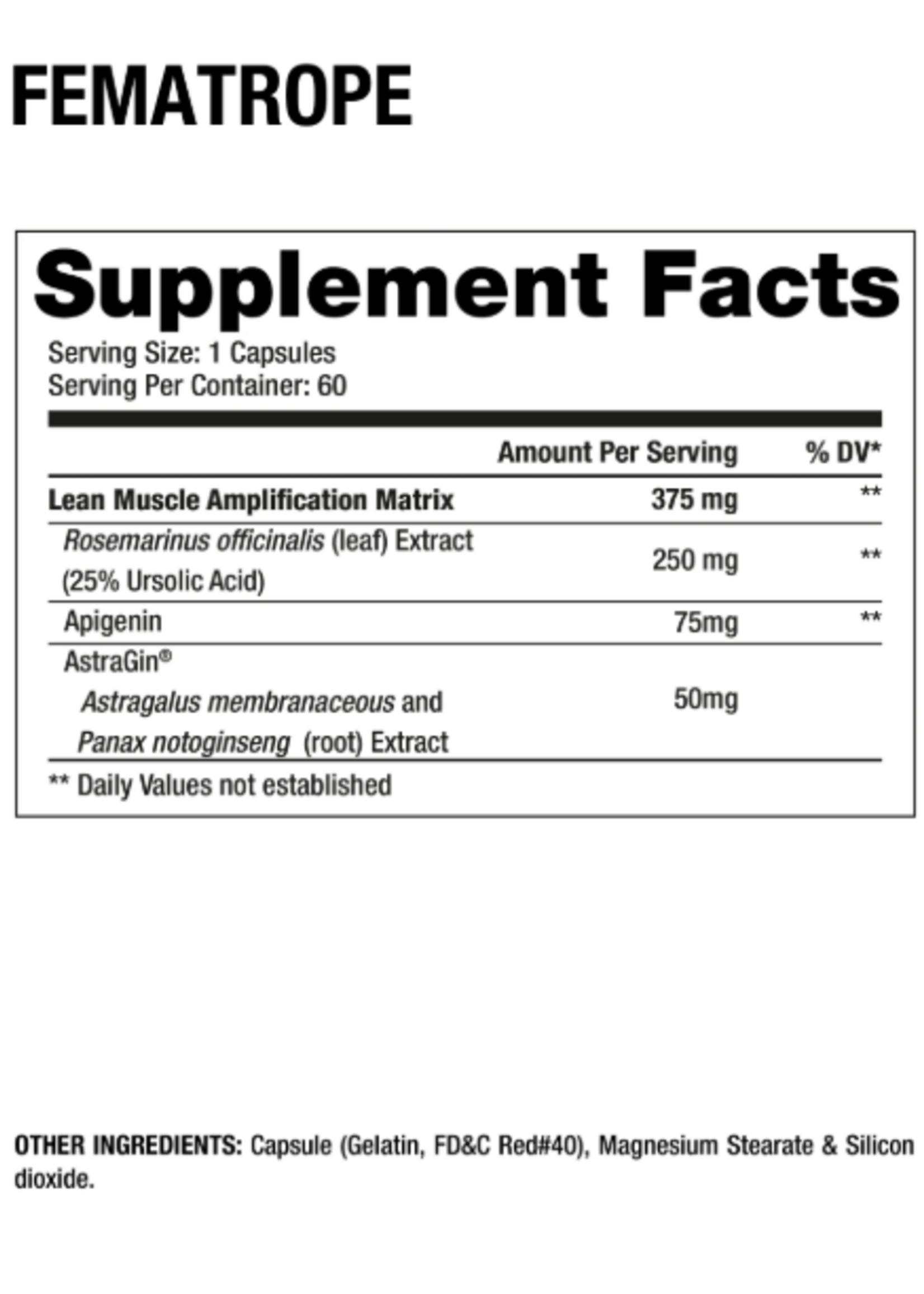 DRAGON PHARMA FEMATROPE 60 CAP