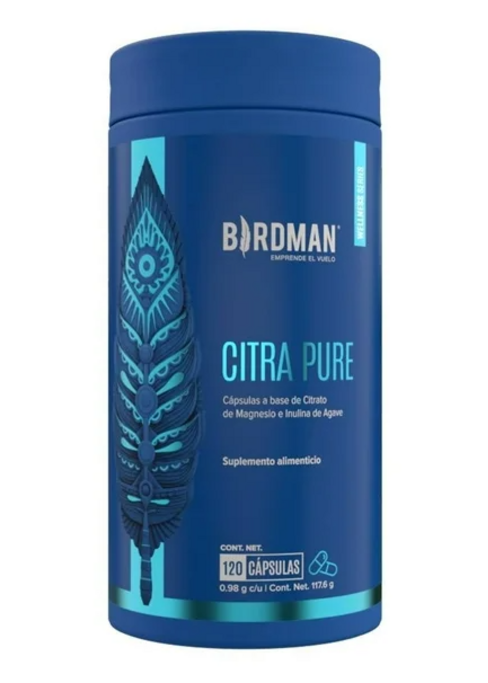BIRDMAN CITRATO DE MAGNESIO 120 CAPS BIRDMAN