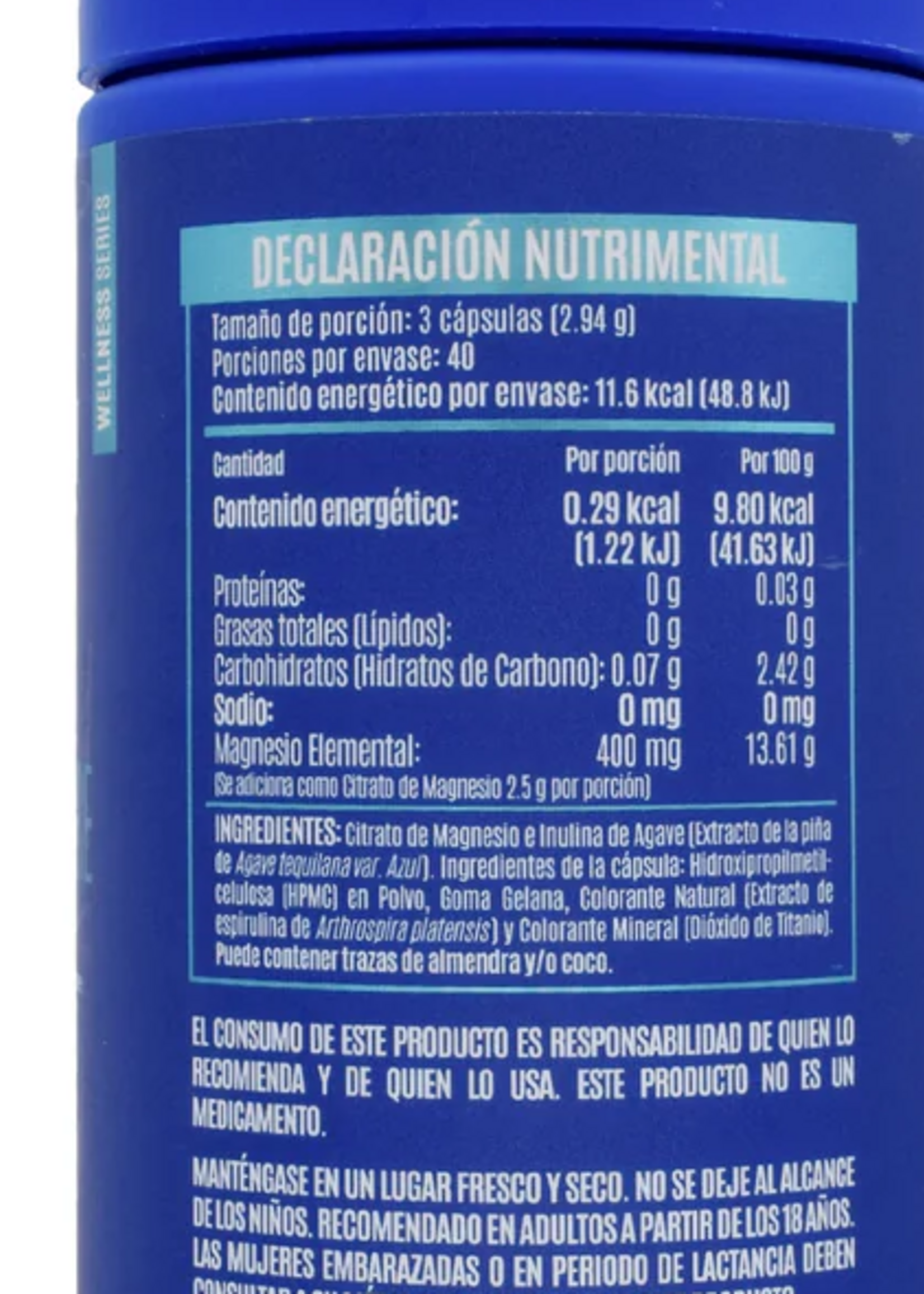 BIRDMAN CITRATO DE MAGNESIO 120 CAPS BIRDMAN