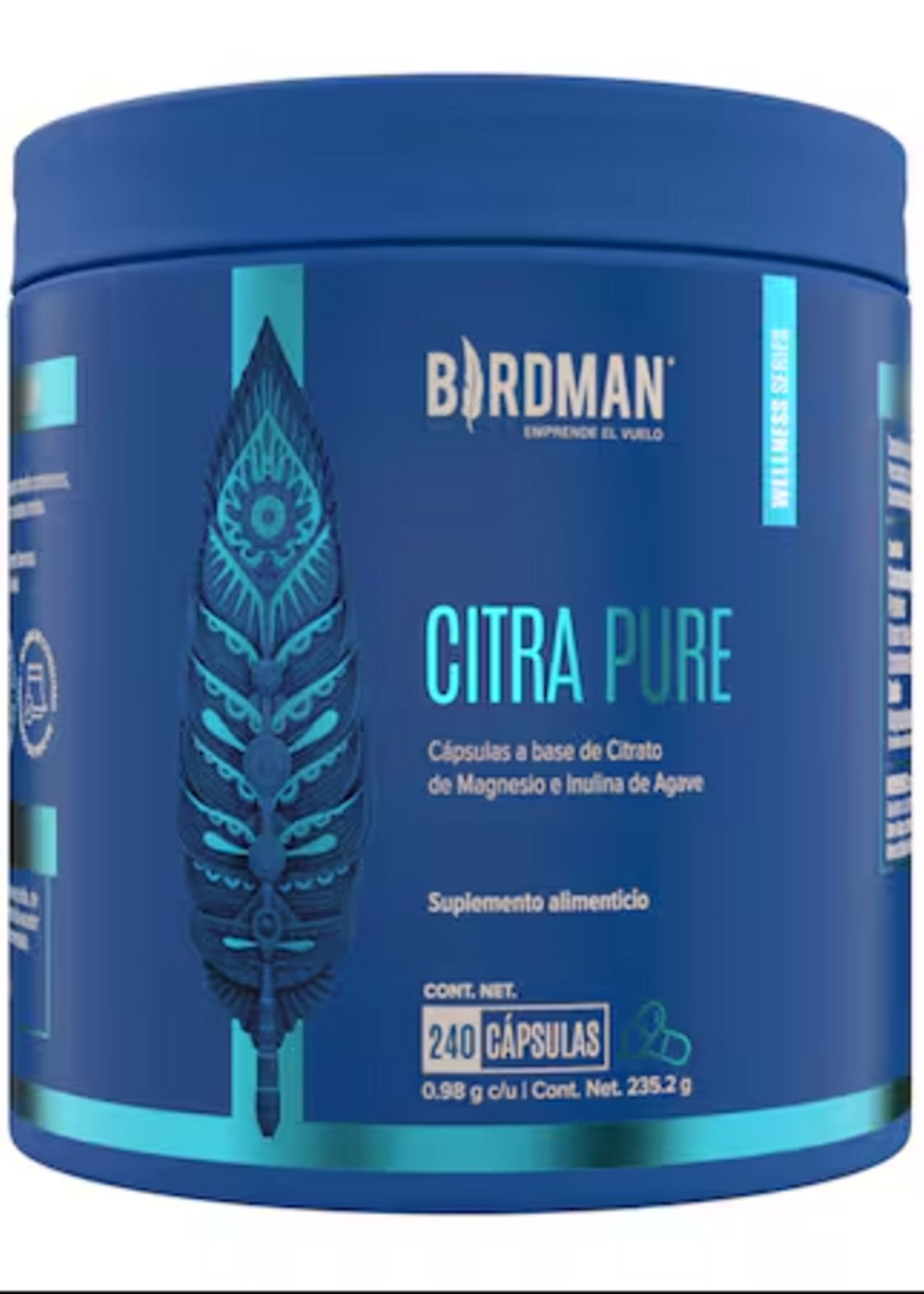 BIRDMAN CITRATO DE MAGNESIO 240 CAPS BIRDMAN