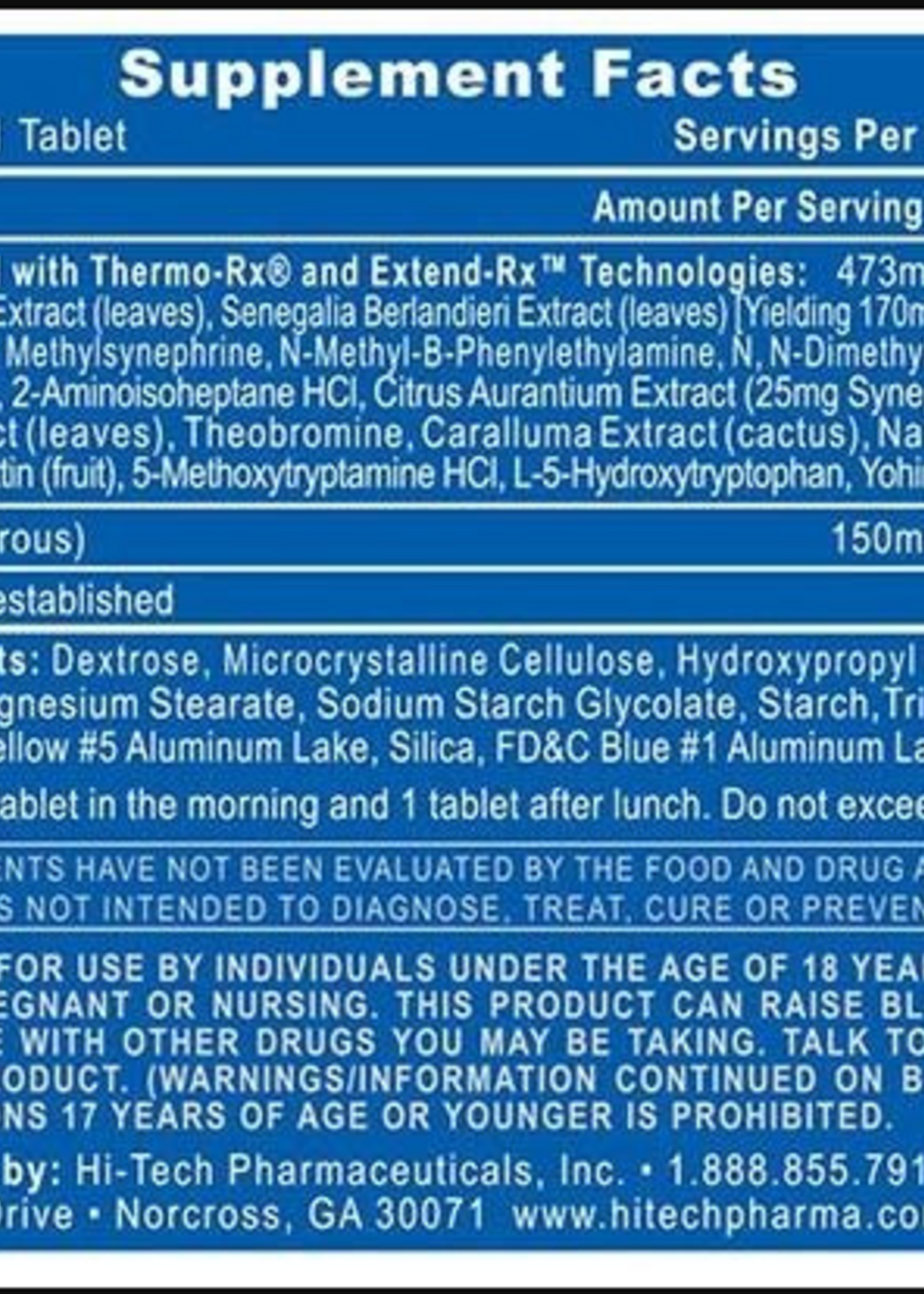 HTP LIPODRENE ELITE 90 CAP