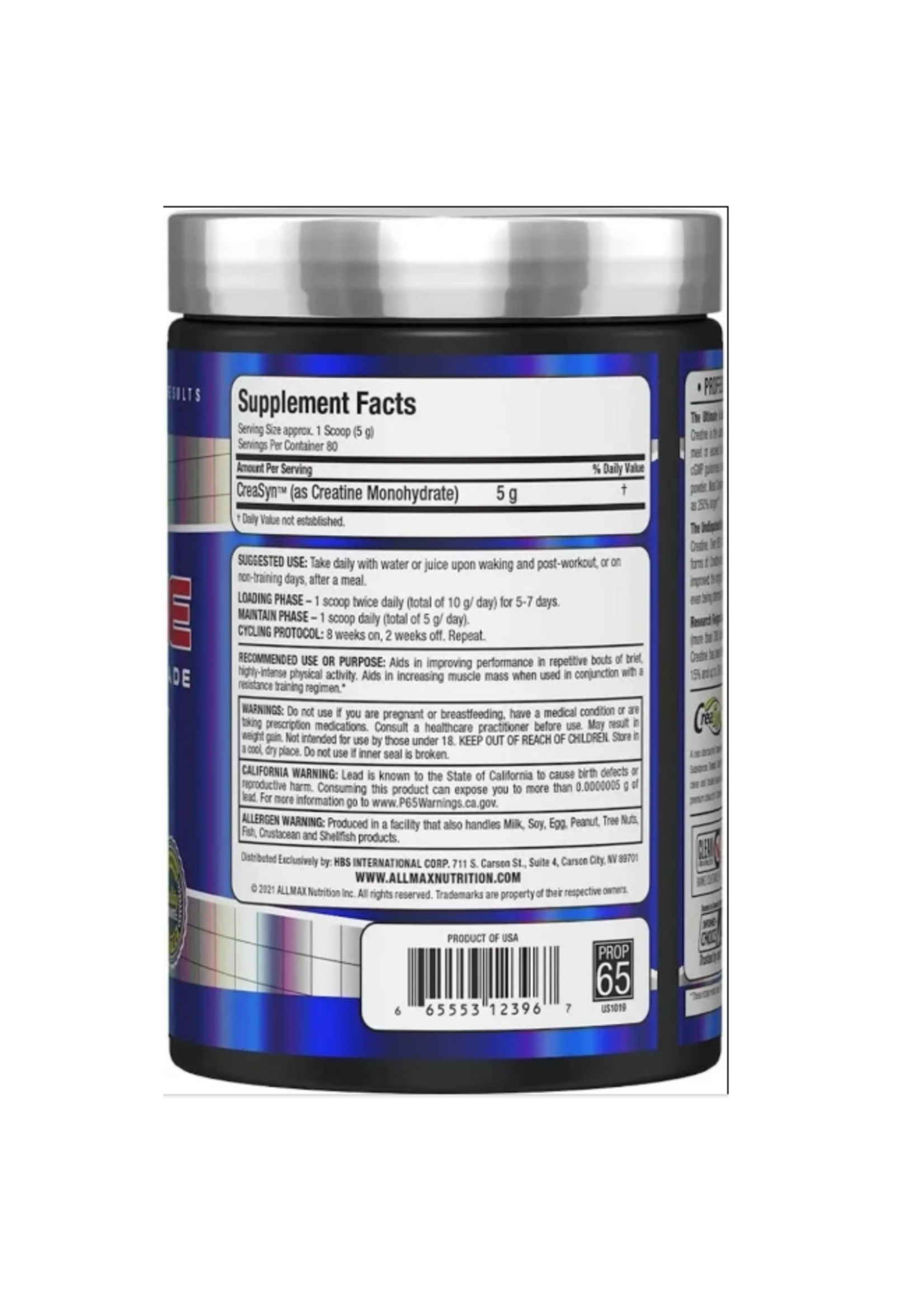 ALLMAX CREATINA ALLMAX 80 SERV *PROMO*