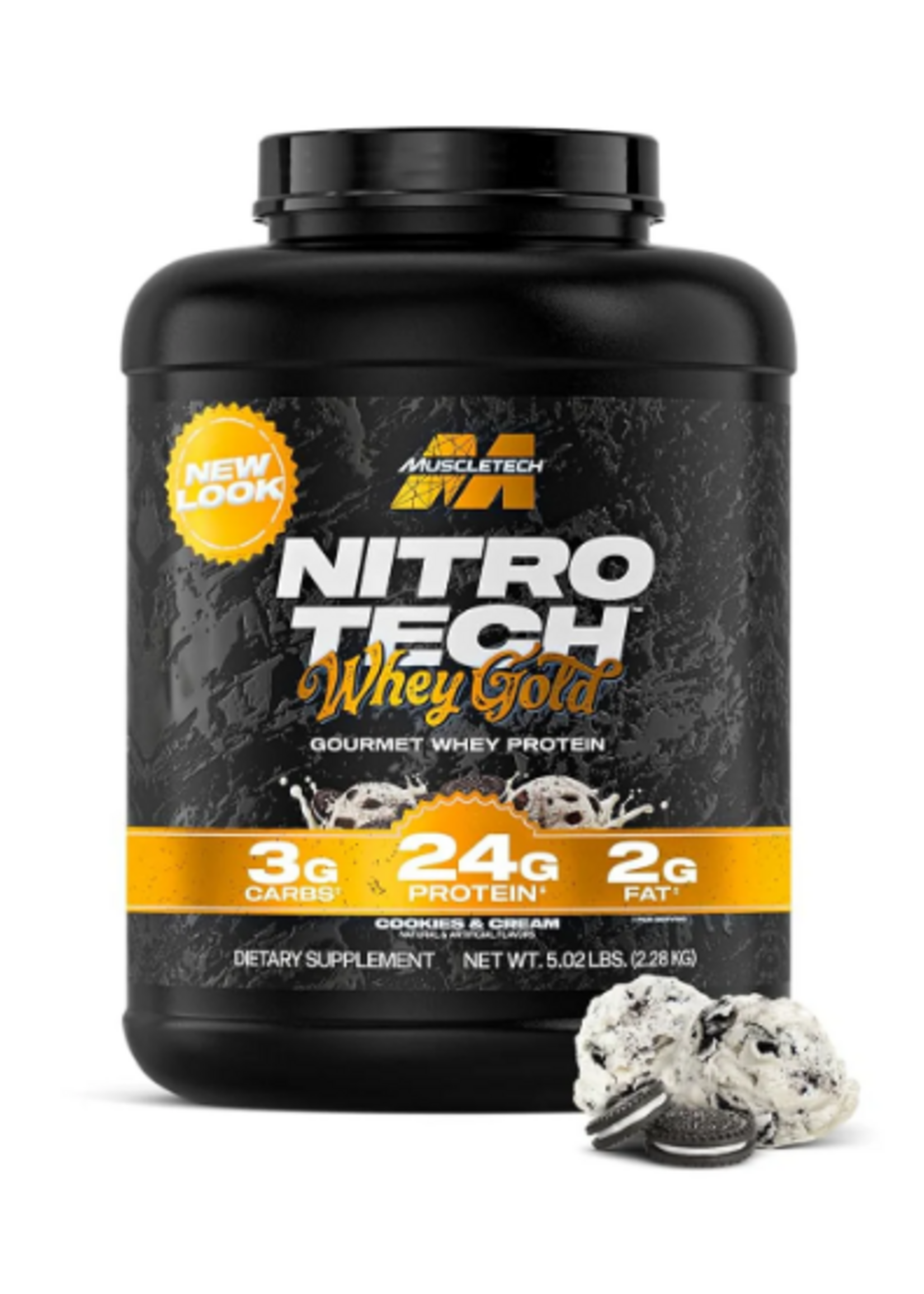 MUSCLETECH NITROTECH WHEY GOLD