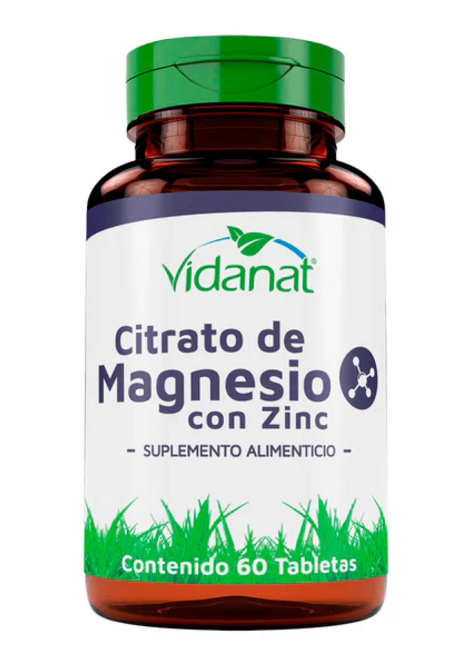 VIDANAT CITRATO DE MAGNESIO CON ZINC VIDANAT 60 TAB