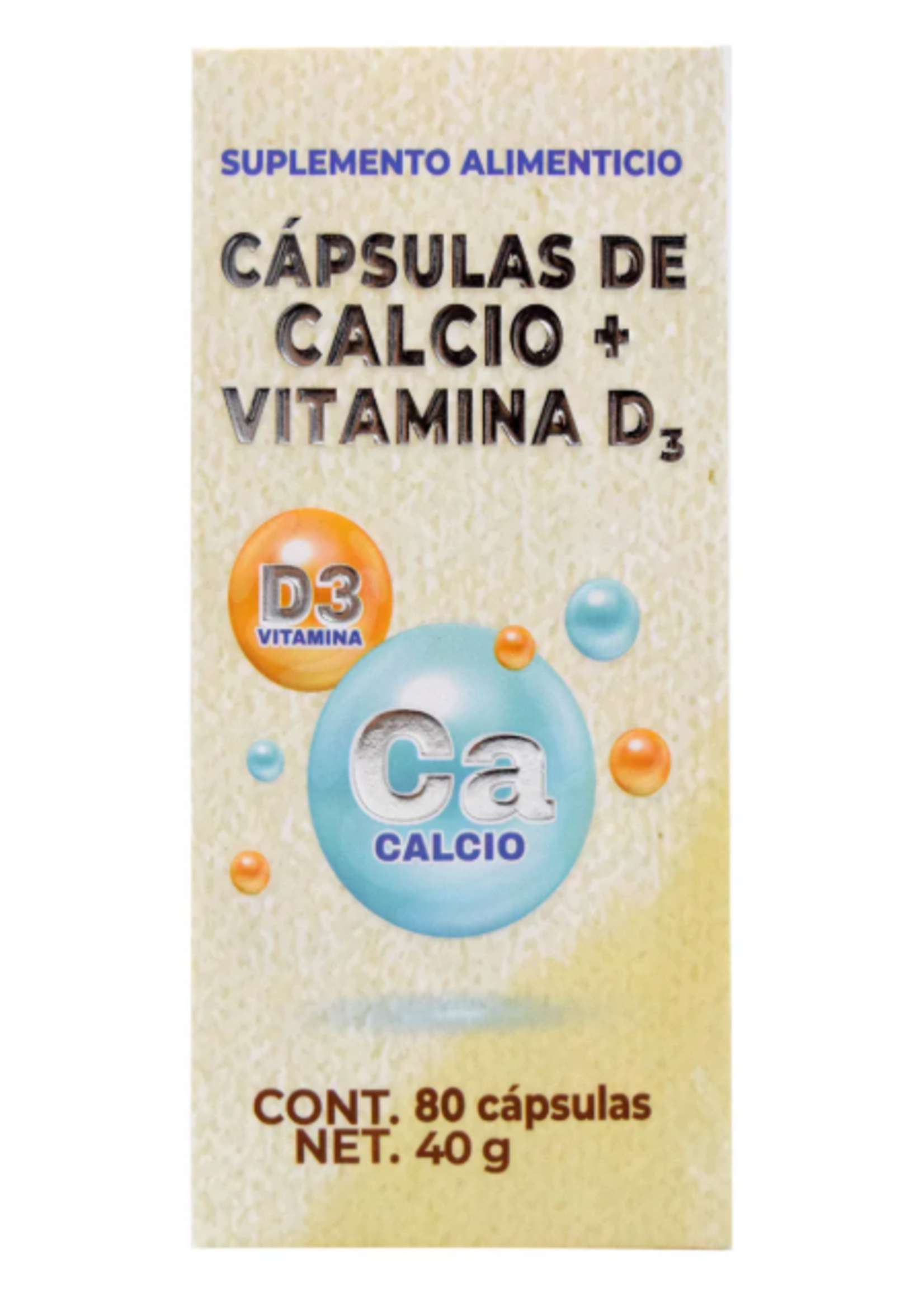 VIDANAT CALCIO Y VITAMINA D3 VIDANAT 80 CAP