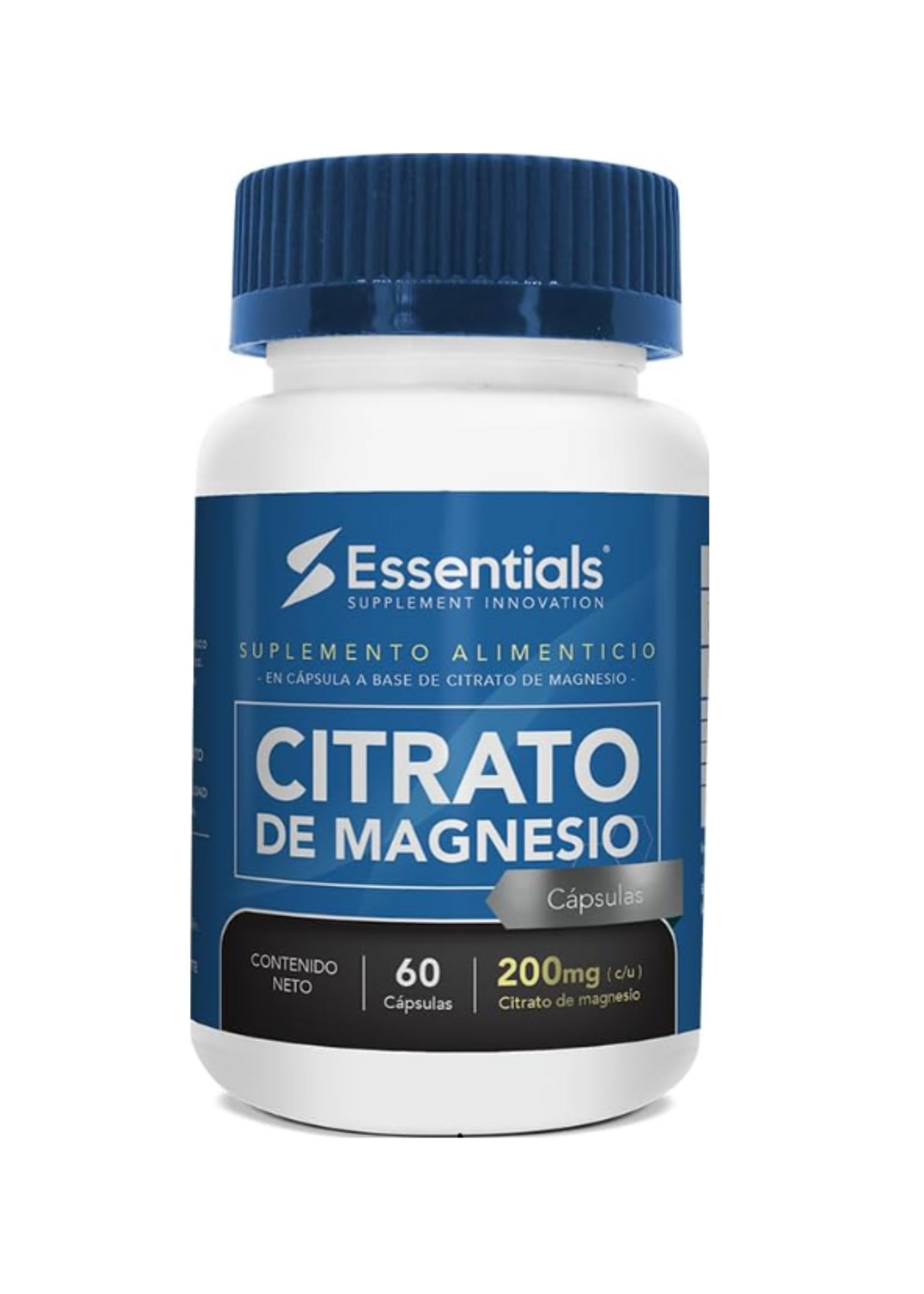 ESSENTIALS CITRATO DE MAGNESIO ESSENTIAL 200 MG/60 CAP