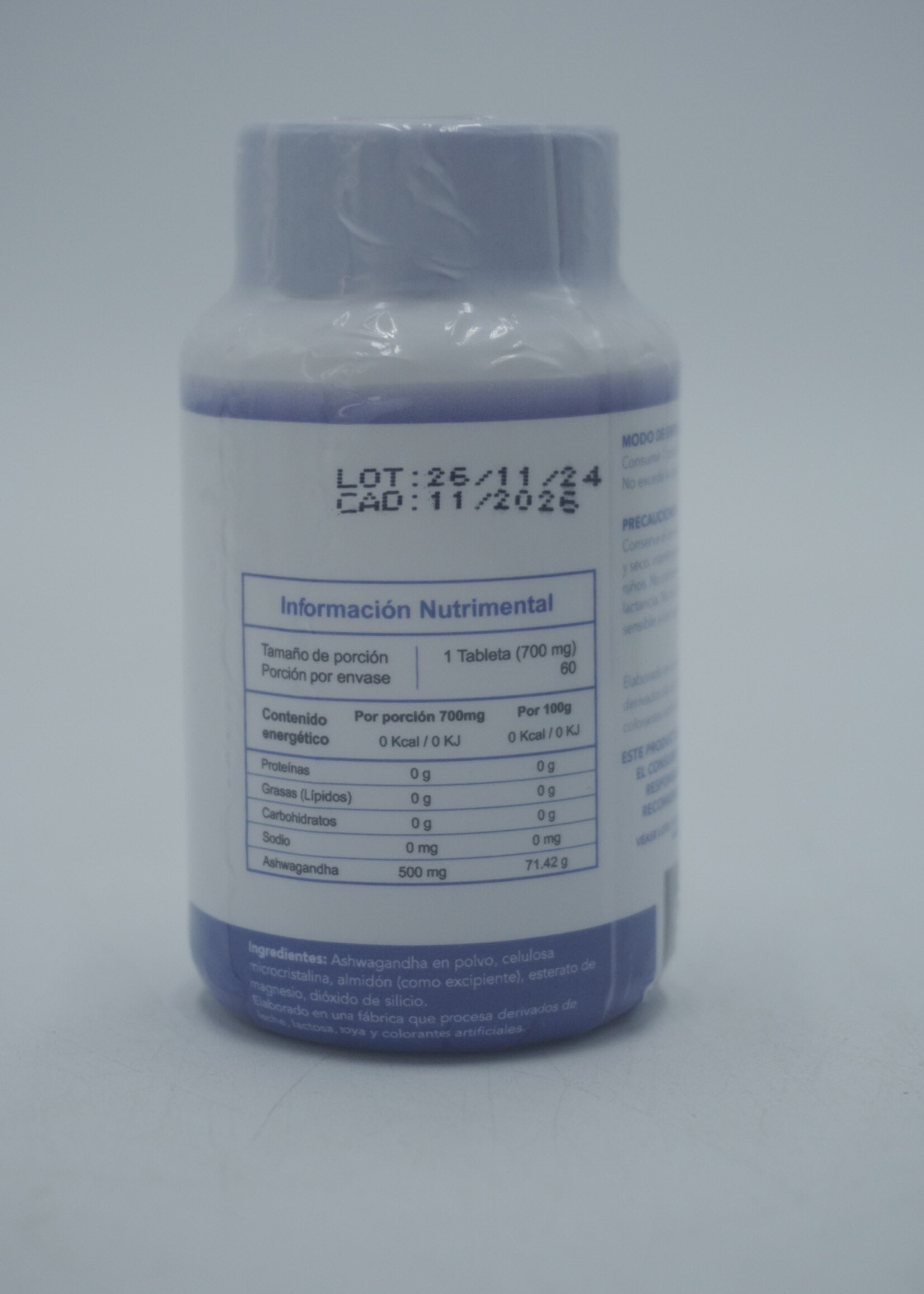 ESSENTIALS ASHWAGANDA ESSENTIAL 500 MG/60 TAB