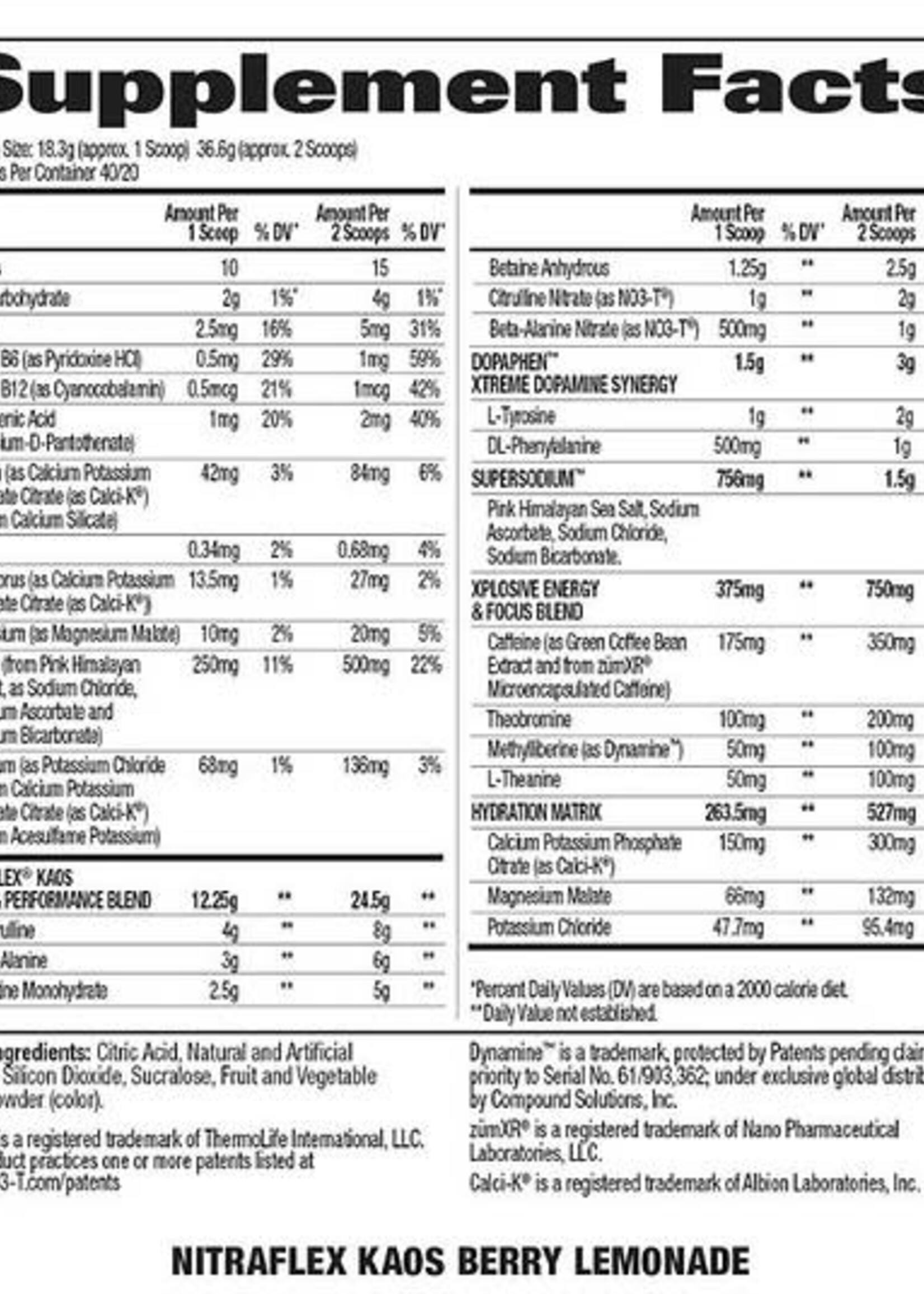 GAT NITRAFLEX KAOS CON ESTIMULANTES