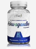 ORGANIC SPORT ASHWAGANDA y GLUTAMINA ORGANIC  500 MG 90 CAP