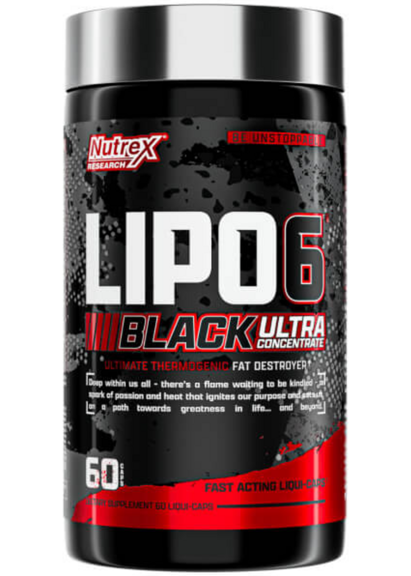 NUTREX LIPO 6 BLACK ULTRA CONCENTRATE ROJO 60 CAP