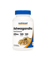 NUTRICOST ASHWAGANDA ROOT EXTRACT 600 MG 120 CAP NUTRICOST