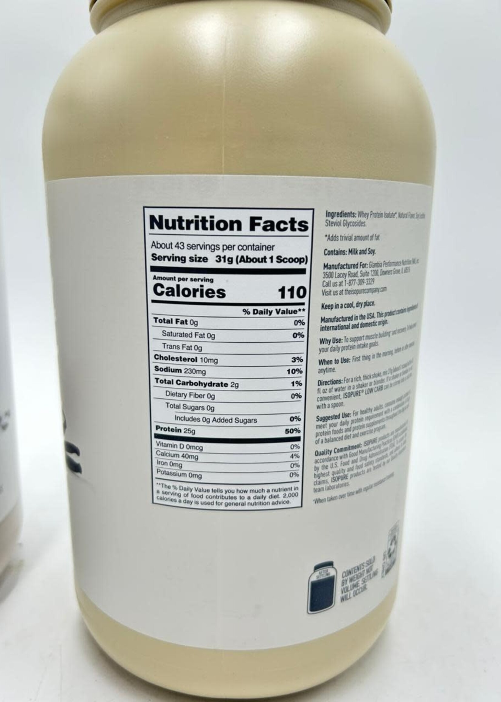 NATURES BEST ISOPURE