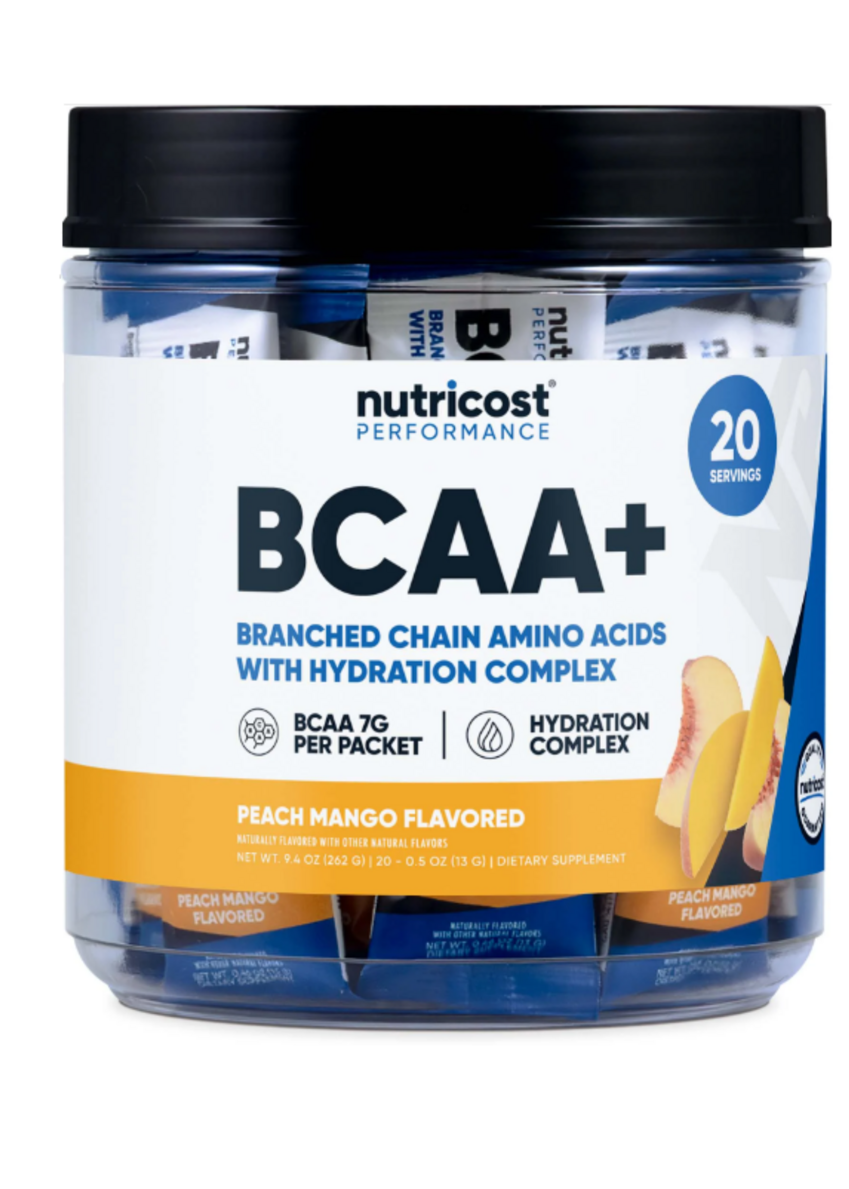 NUTRICOST BCAA + ELECTROLITOS 20 STICKS NUTRICOST
