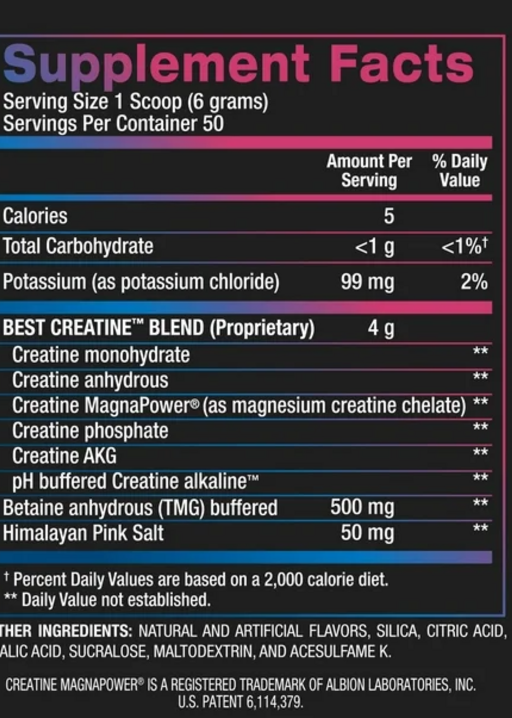 BPI BEST CREATINE BPI