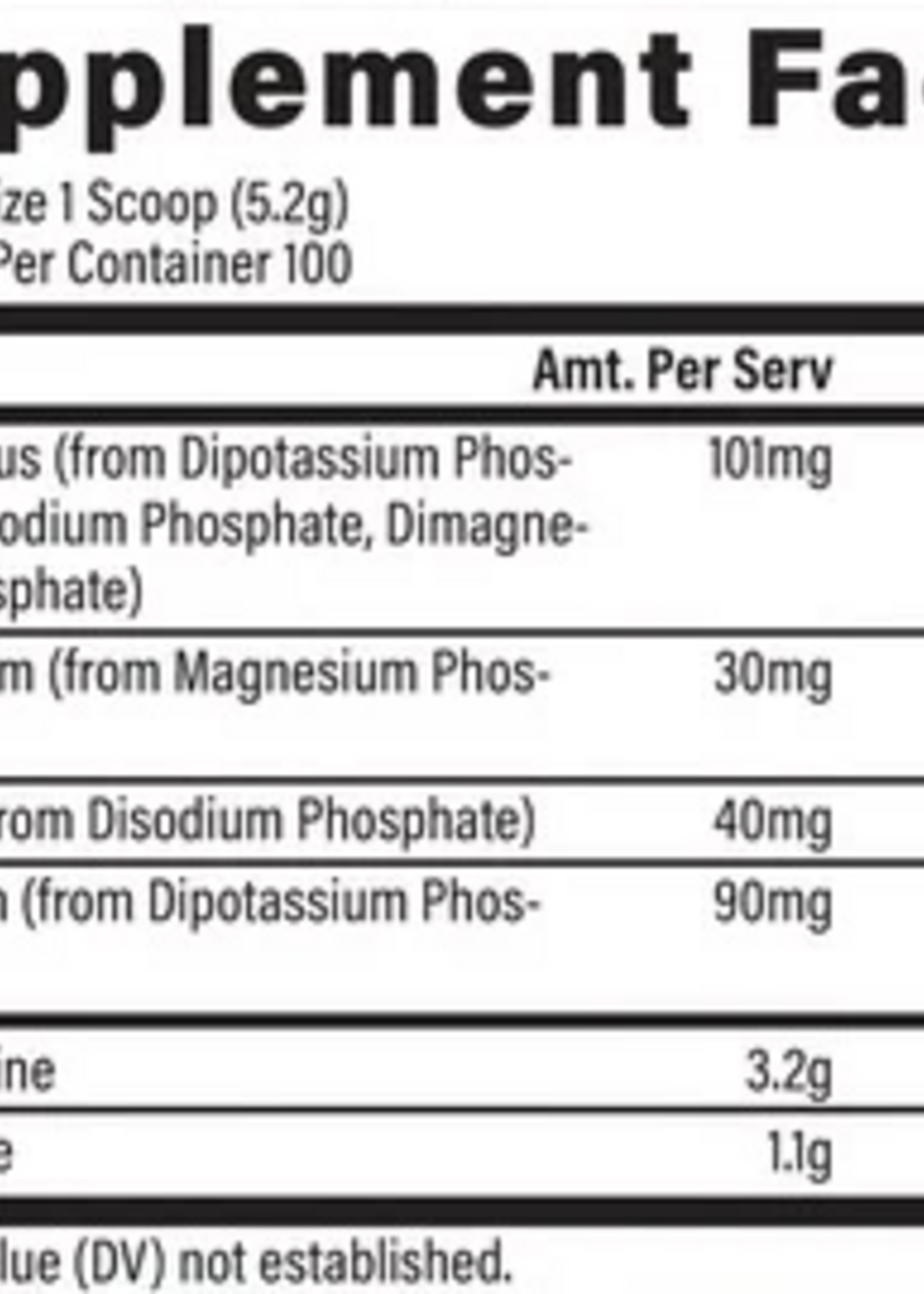 RAW BETA ALANINA RAW 3.2 GR/ 60 SERV