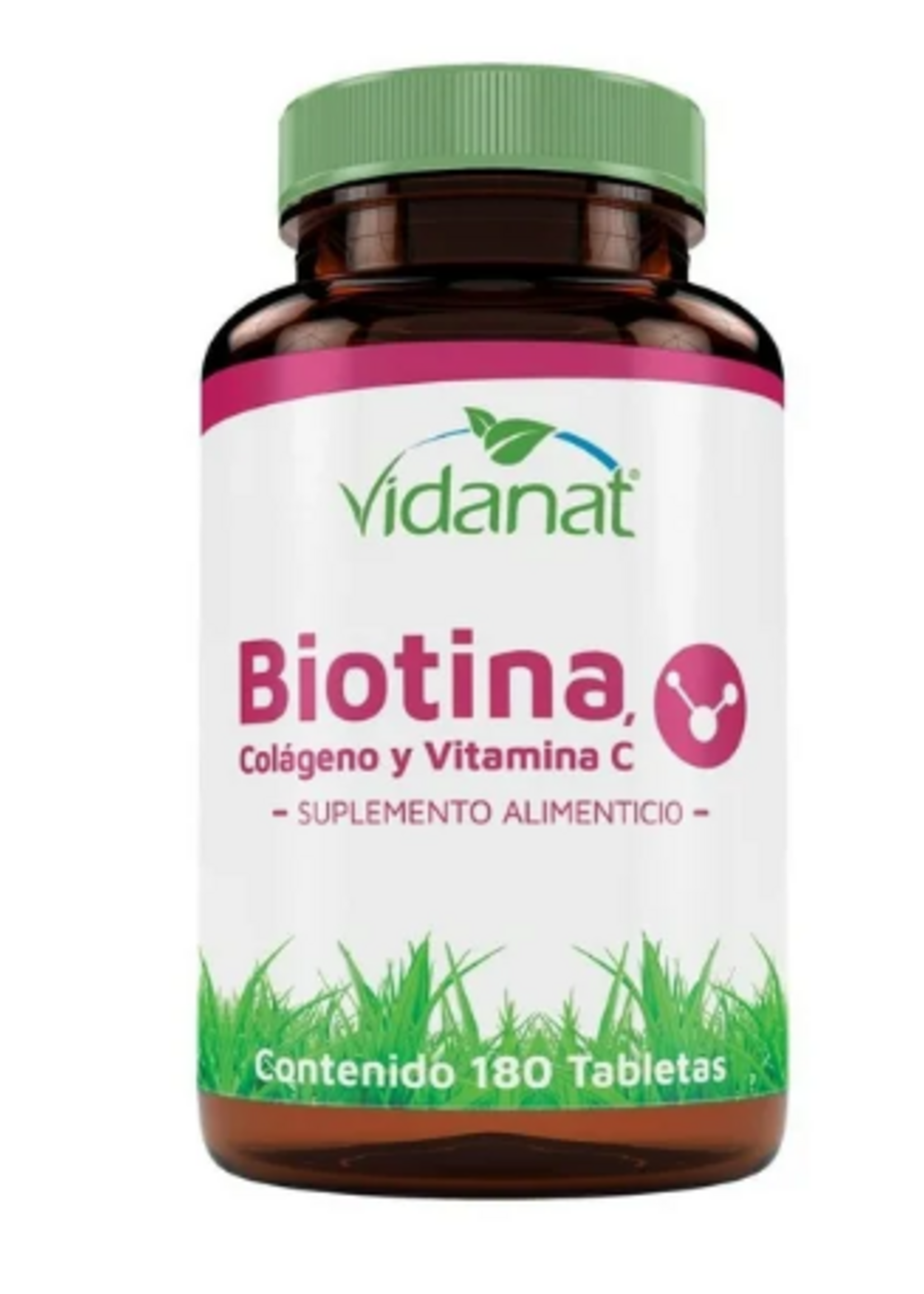 VIDANAT BIOTINA COLÁGENO Y VITAMINA C 180 TAB VIDANAT