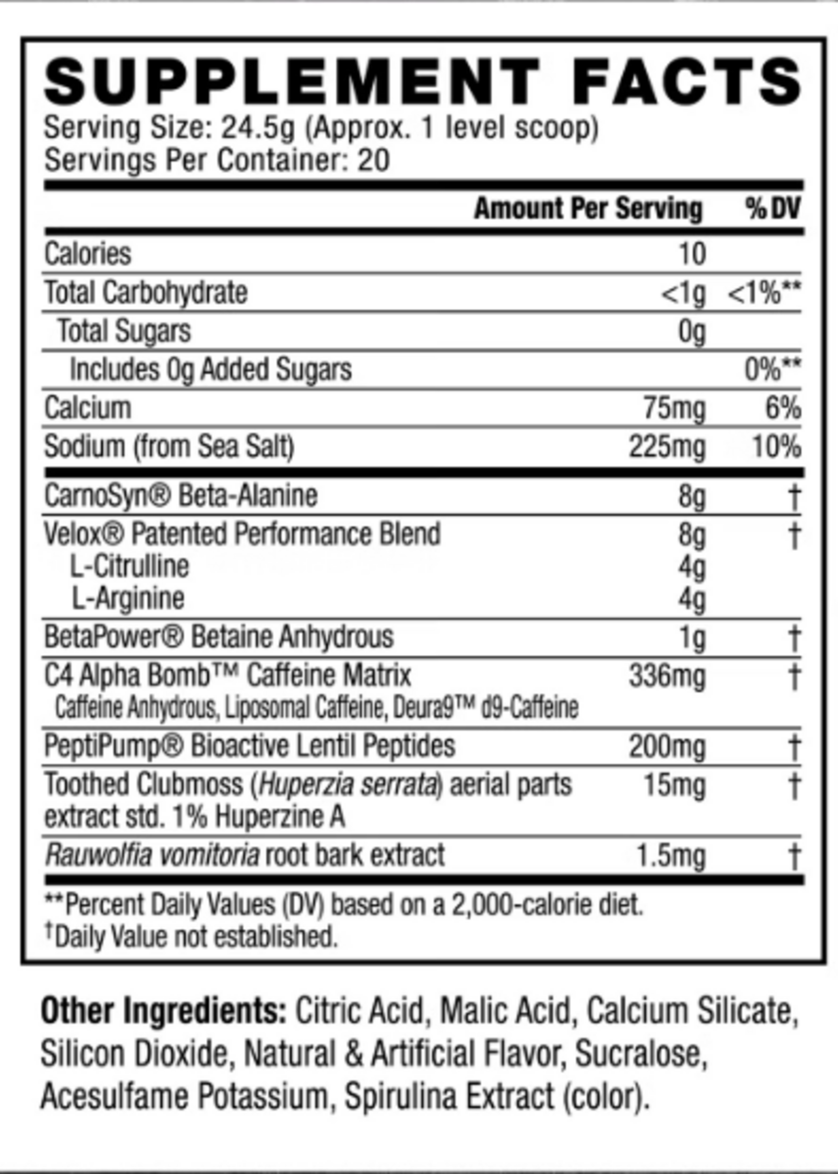 CELLUCOR C4 ALPHABOMB