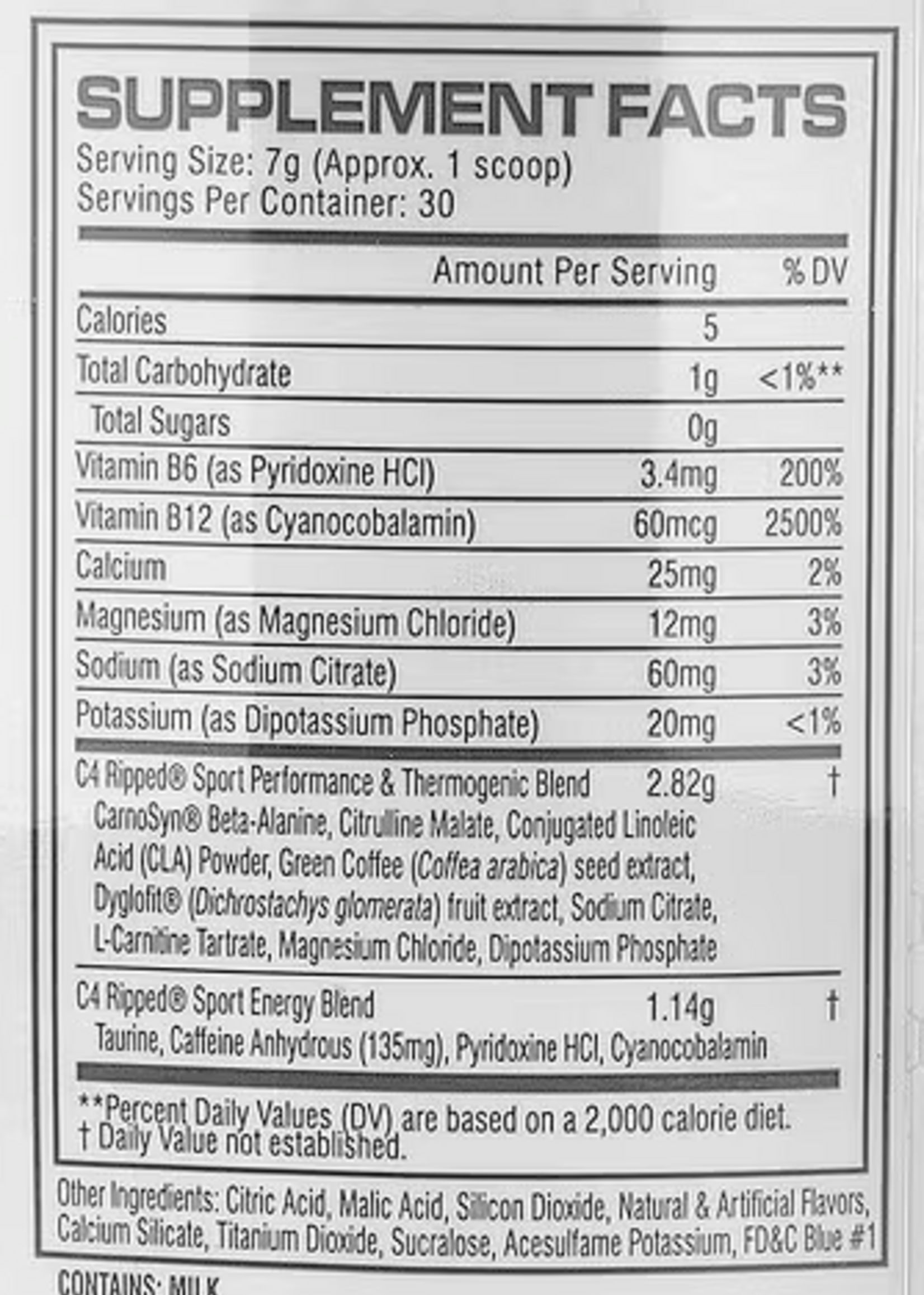 CELLUCOR C4 RIPPED SPORT