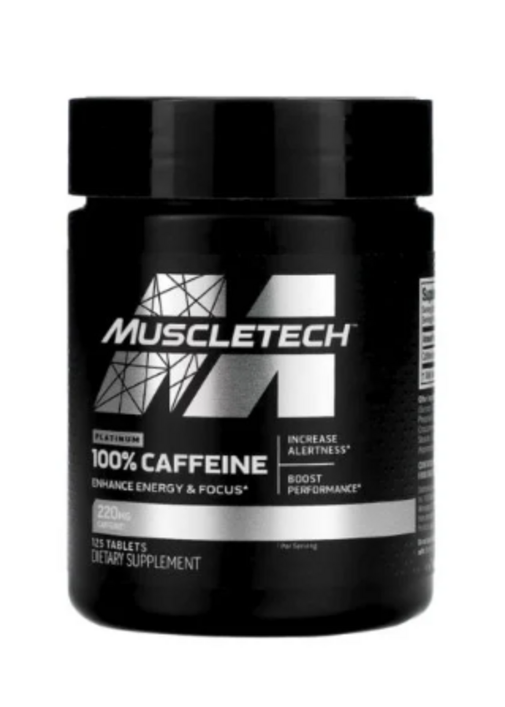 MUSCLETECH CAFFEINA PLATINUM 220 MG/125 TAB