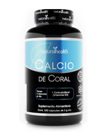 NATURAL HEALTH CALCIO DE CORAL Y VITAMINA D3 NATURAL HEALTH 180 CAP