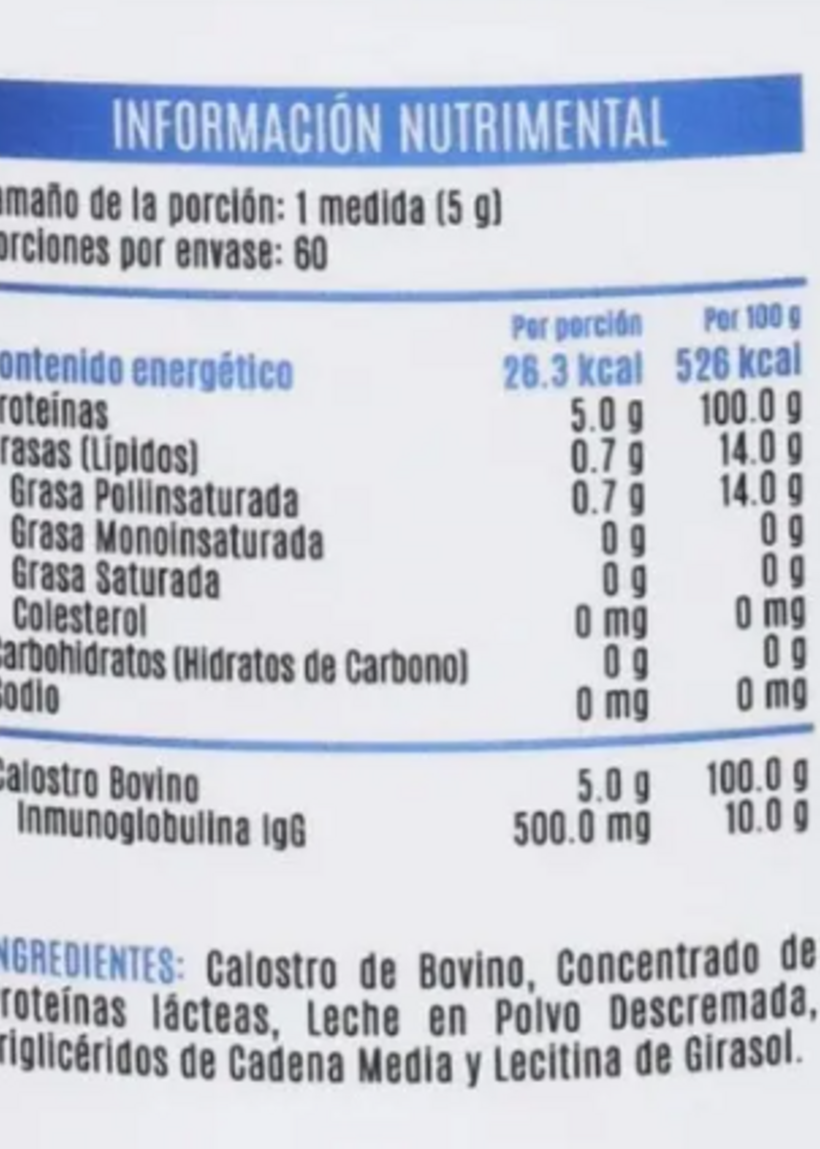 CALOSTRO BOVINO ADVANCE