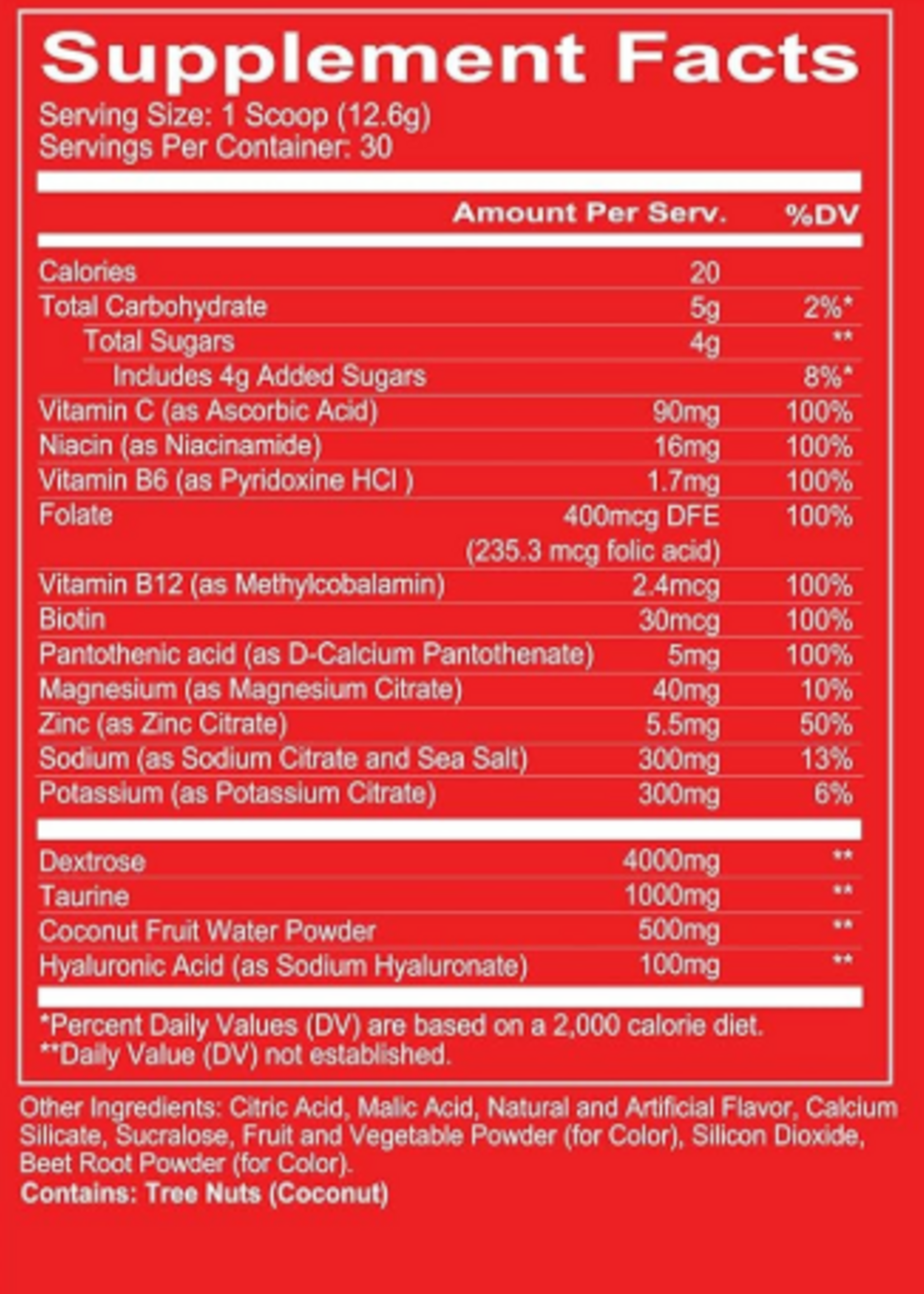 REDCON1 CANTEEN ELECTROLITOS REDCON 30 SERV PLUM FUSION