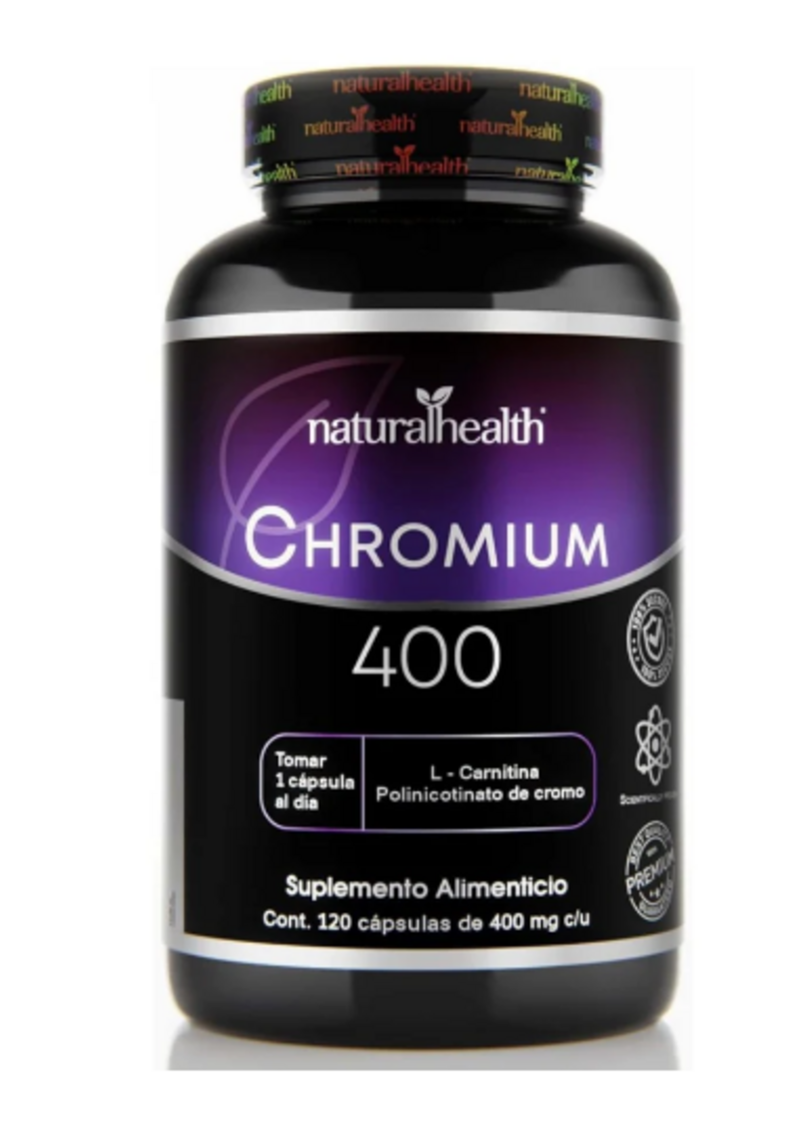 NATURAL HEALTH CHROMIUM NATURAL HEALTH 400 MG/120 CAP