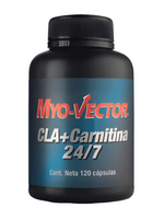 MYOVECTOR CLA + CARNITINA 24/7 MYOVECTOR 120 CAP