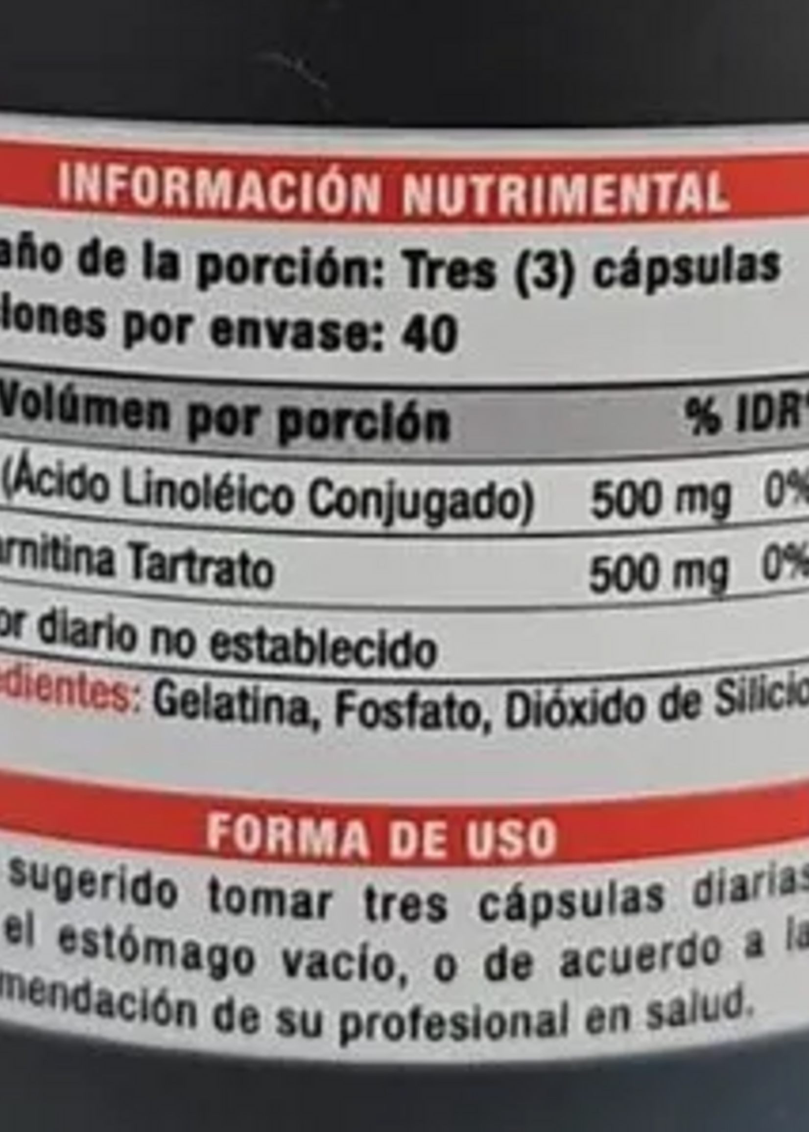 MYOVECTOR CLA + CARNITINA 24/7 MYOVECTOR 120 CAP