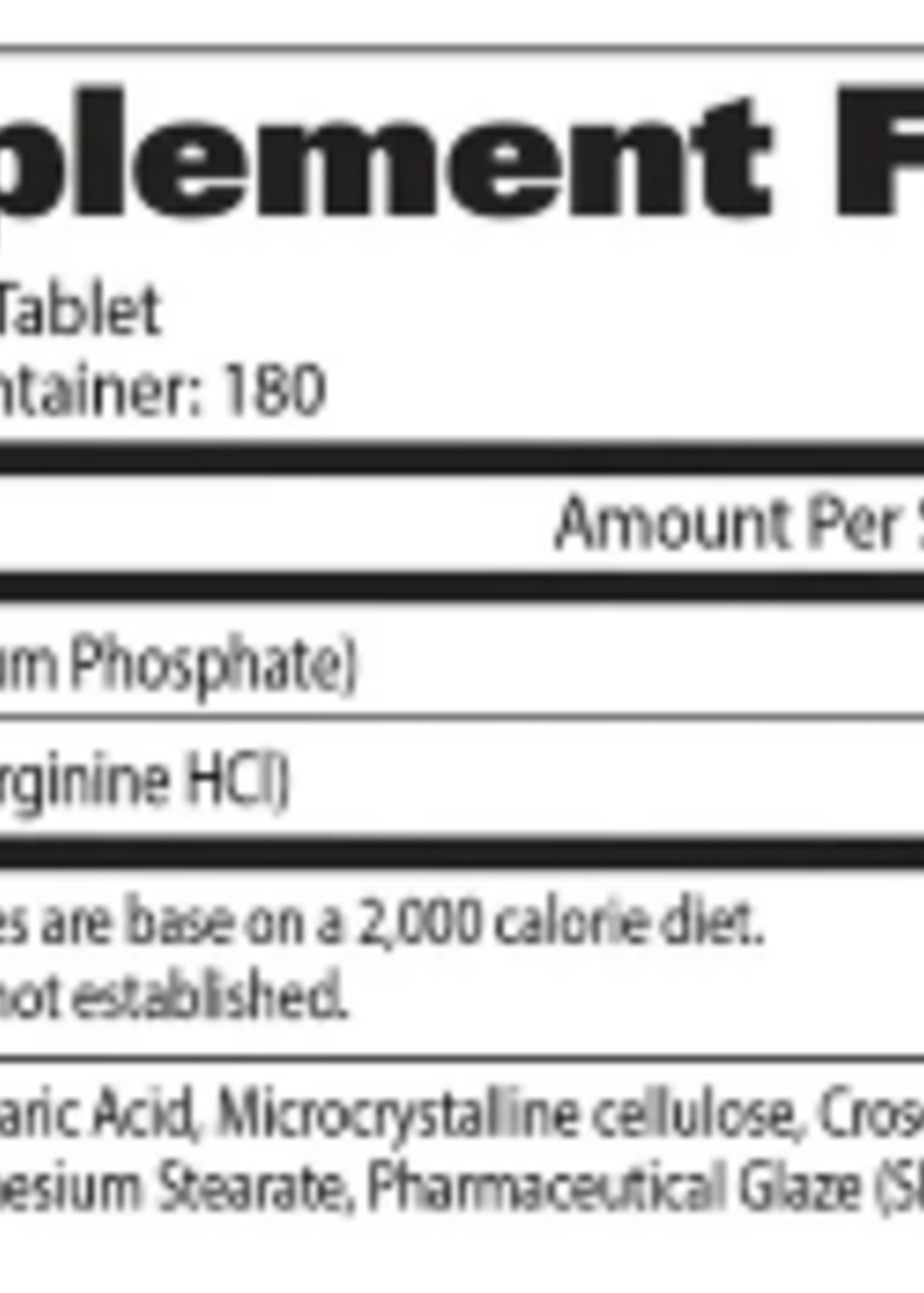 GAT ARGININA GAT 1 G/180 TAB